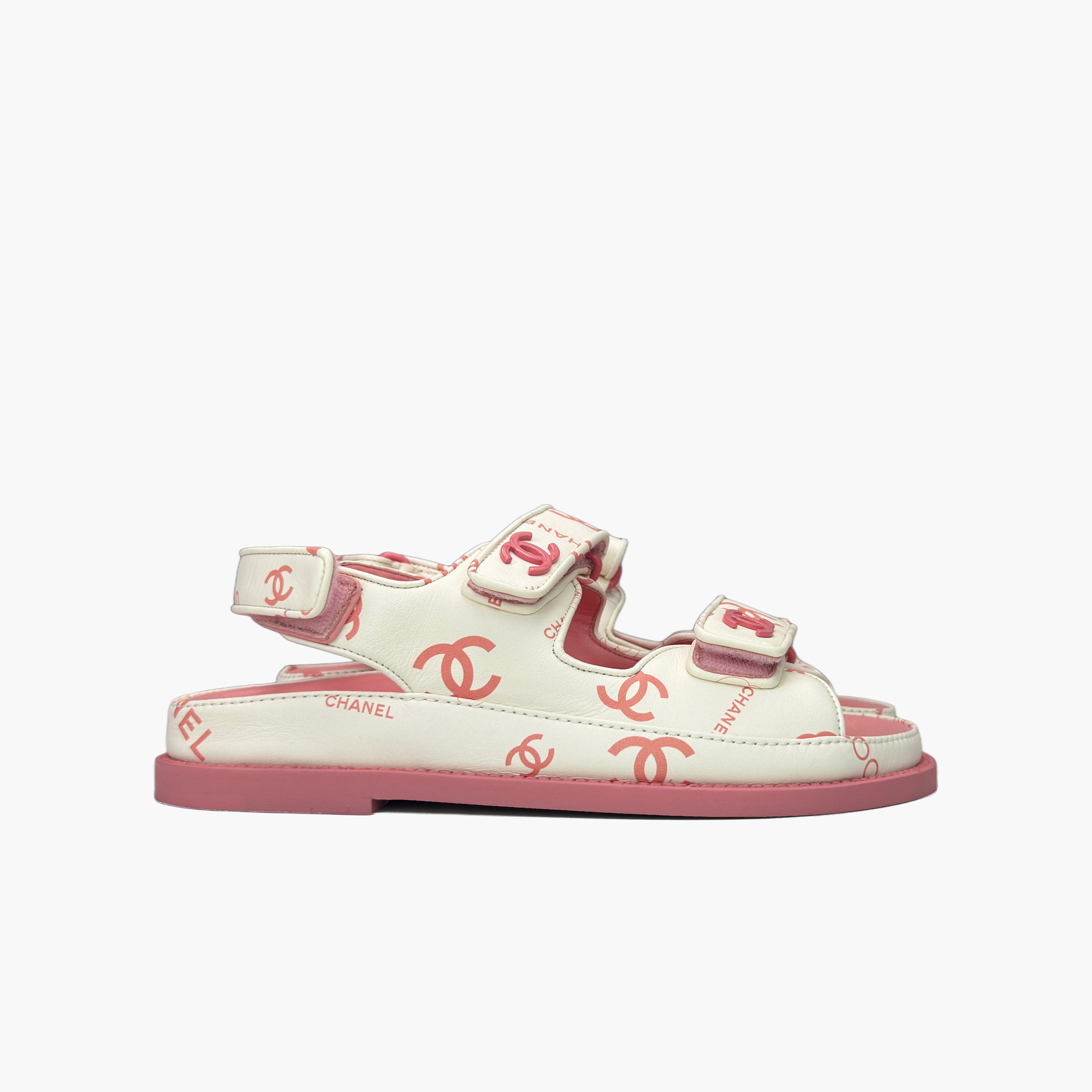 Chanel Chanel CC Logo Camellia Print Sandals Size 36 Size US 6 / IT 36 - 4 Thumbnail
