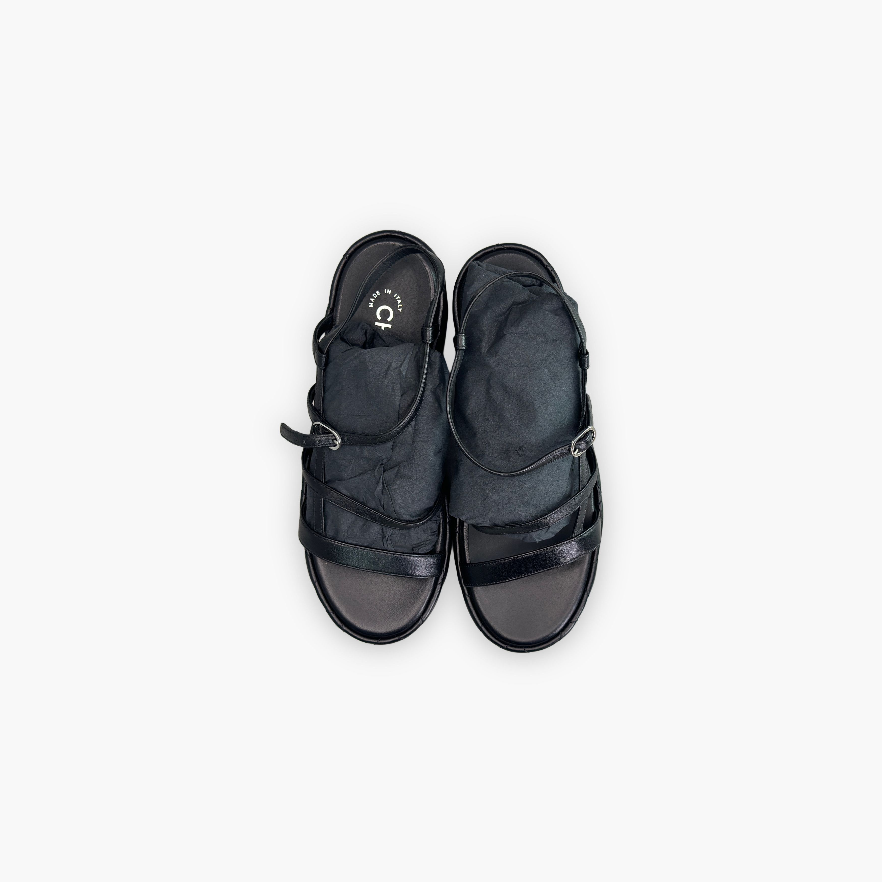 Chanel Chanel Quilted Platform Sandals Size 37 Size US 7 / IT 37 - 9 Thumbnail
