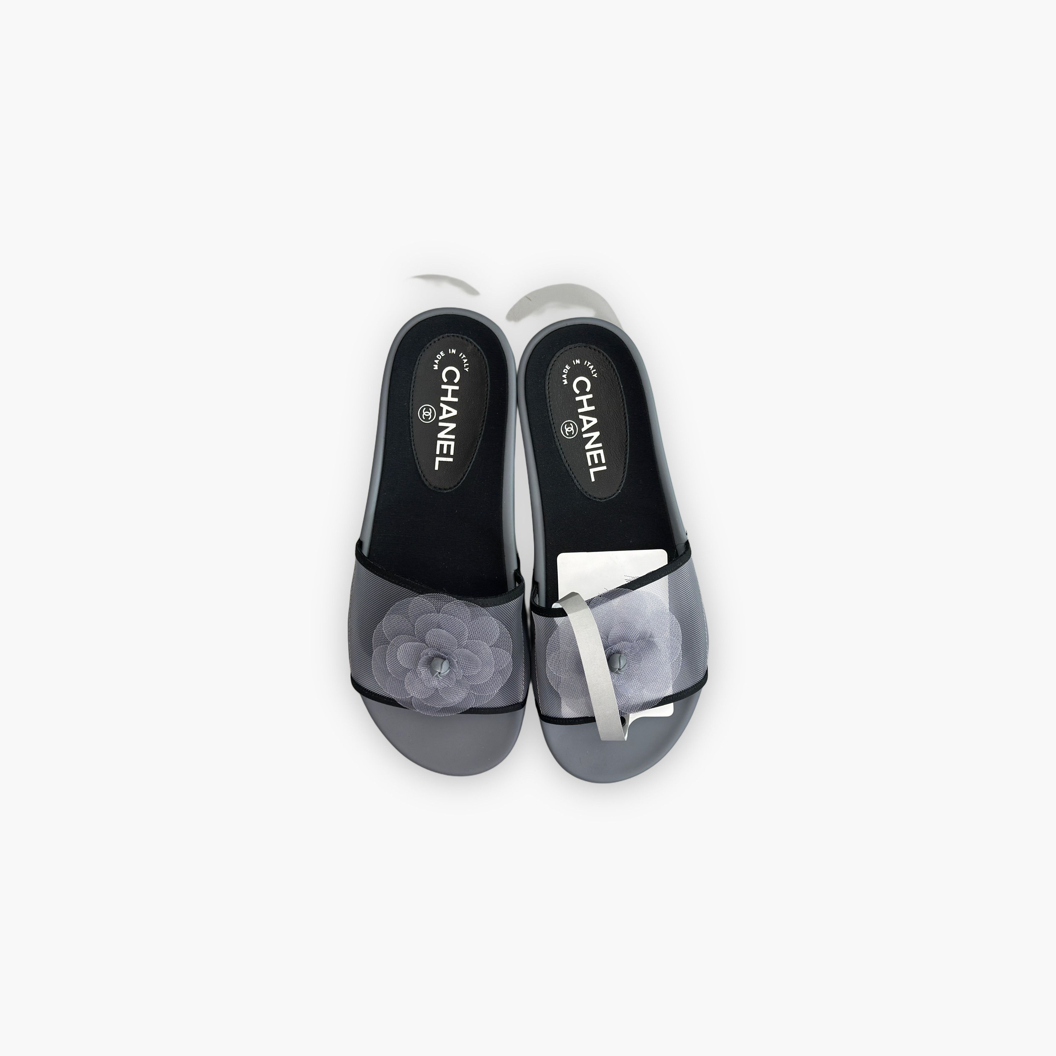Chanel Chanel Camellia Mesh Sandals Size 38 Size US 8 / IT 38 - 9 Thumbnail