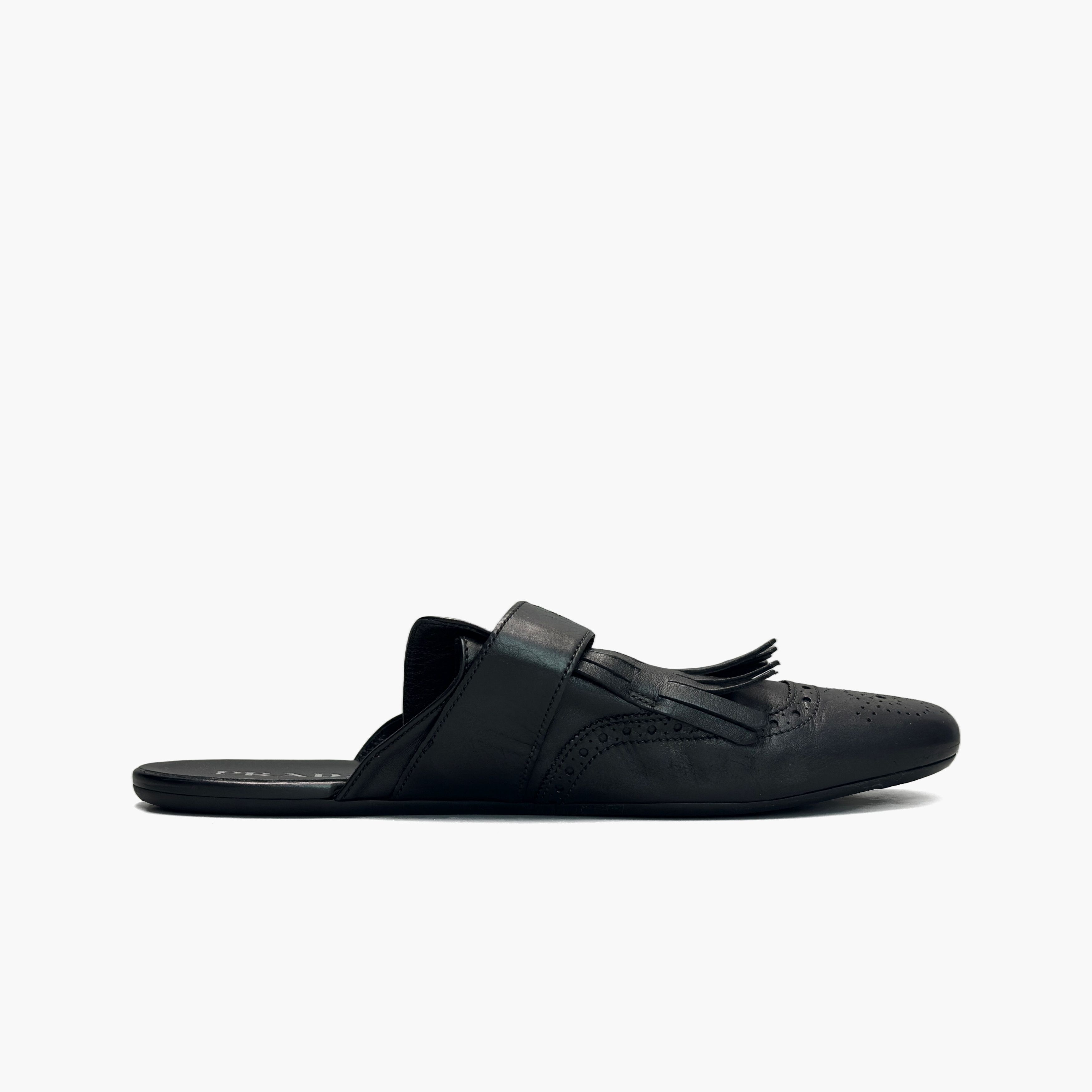 Prada Prada Fringe Monk Strap Mules Size 43 Size US 10 / EU 43 - 2 Thumbnail