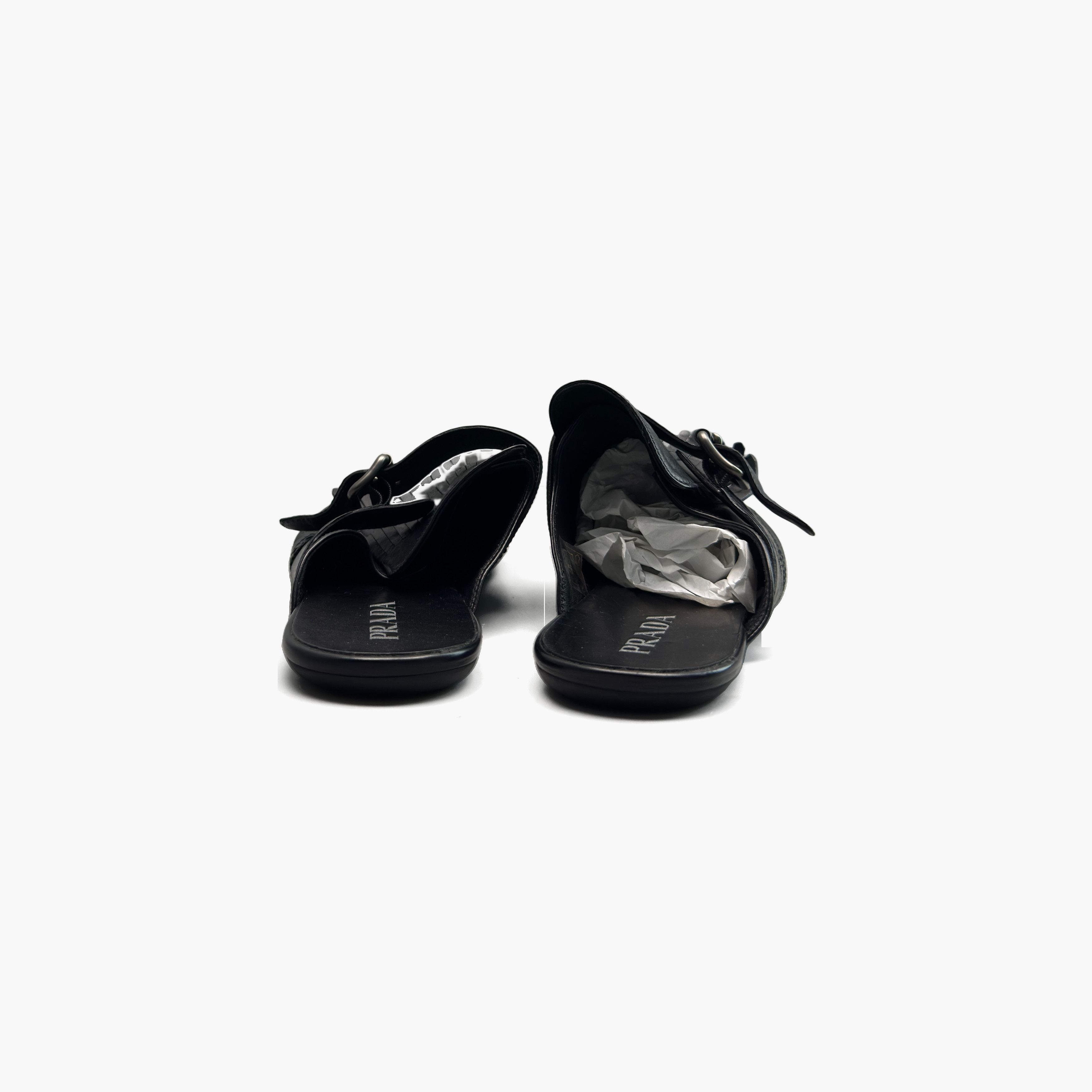 Prada Prada Fringe Monk Strap Mules Size 43 Size US 10 / EU 43 - 6 Thumbnail