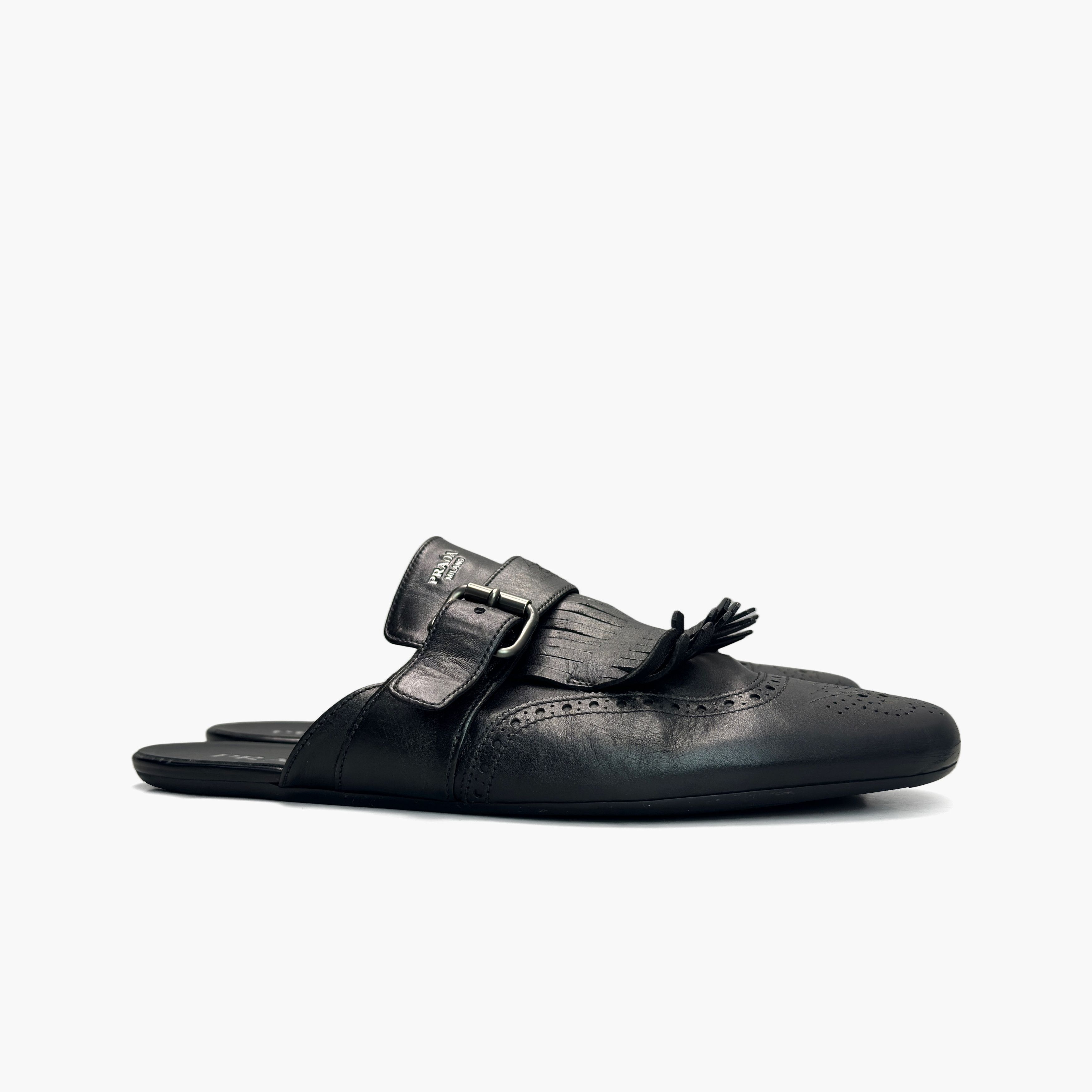 Prada Prada Fringe Monk Strap Mules Size 43 Size US 10 / EU 43 - 4 Thumbnail