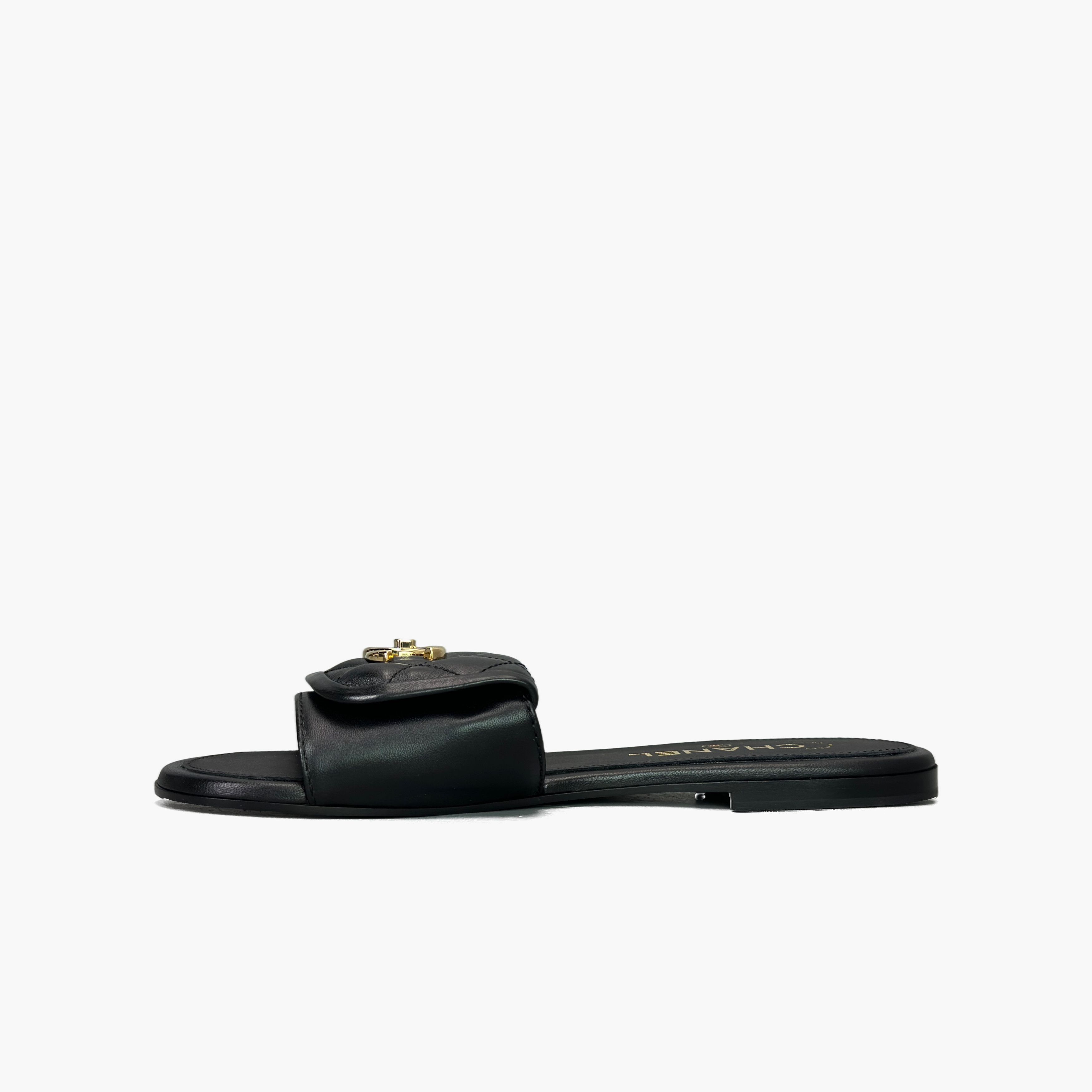 Chanel Chanel Quilted Leather Sandals Size 37 Size US 7 / IT 37 - 3 Thumbnail