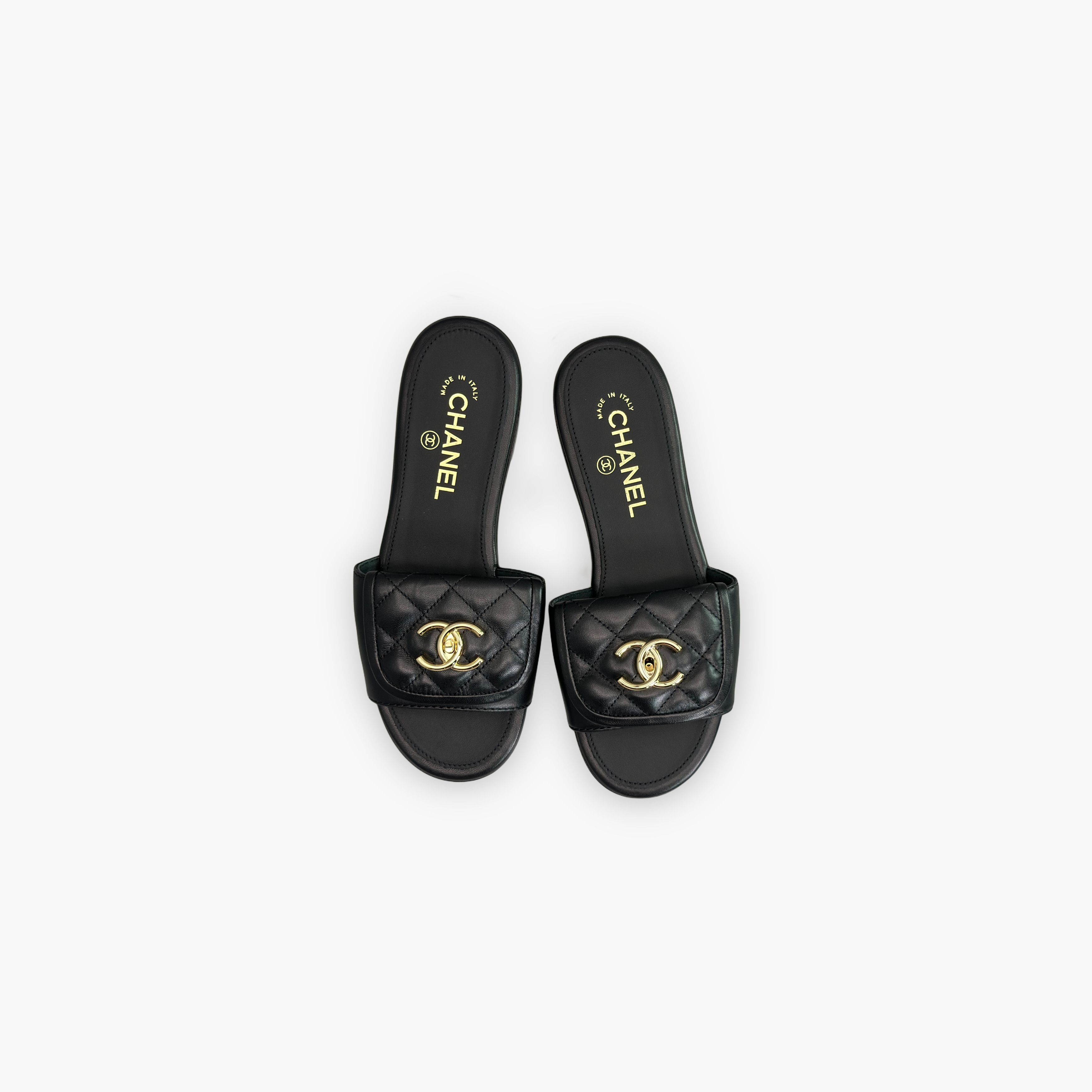 Chanel Chanel Quilted Leather Sandals Size 37 Size US 7 / IT 37 - 9 Thumbnail