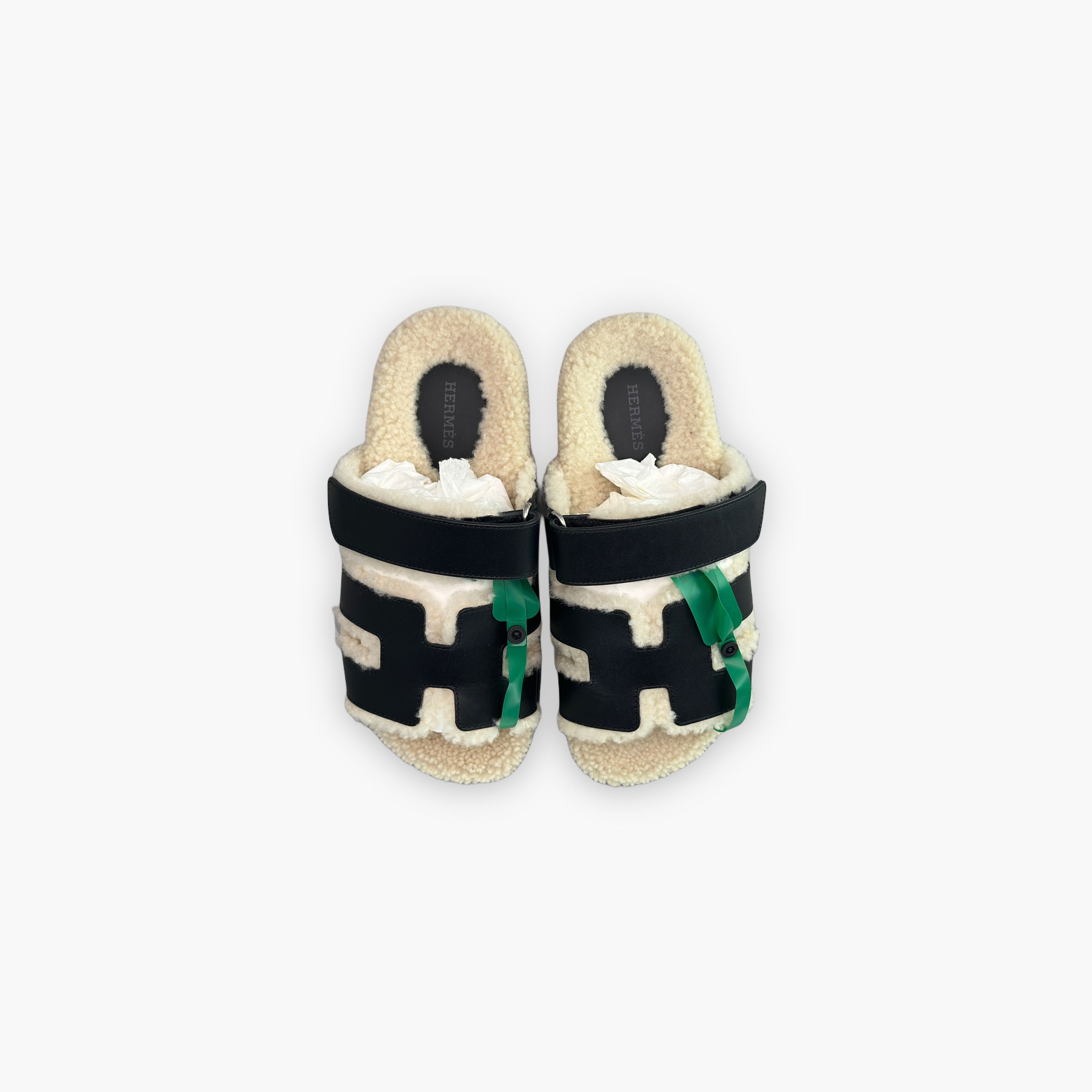 Hermes Hermes Chypre Shearling Sandals Size 37.5 Size US 7.5 / IT 37.5 - 9 Thumbnail