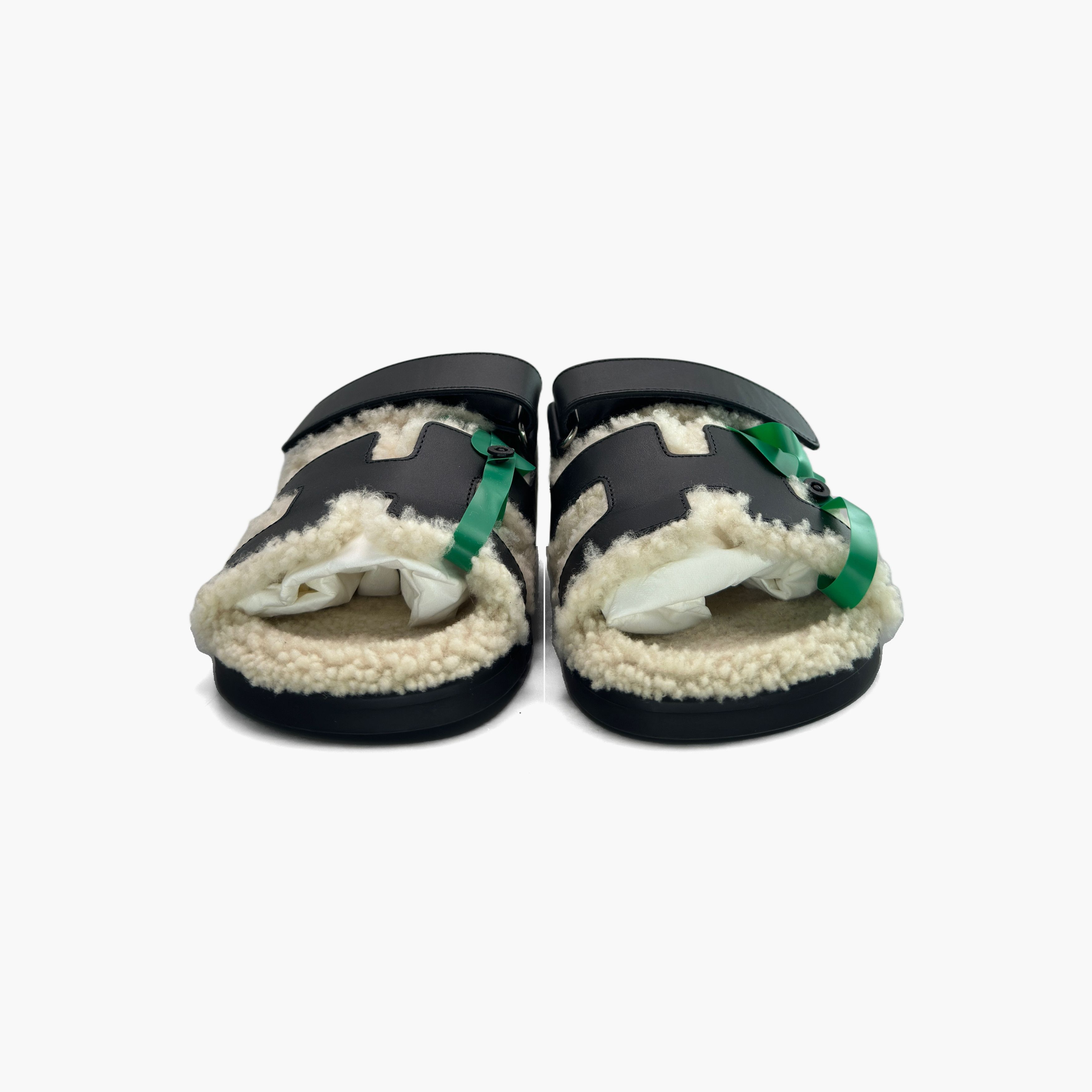 Hermes Hermes Chypre Shearling Sandals Size 37.5 Size US 7.5 / IT 37.5 - 5 Thumbnail
