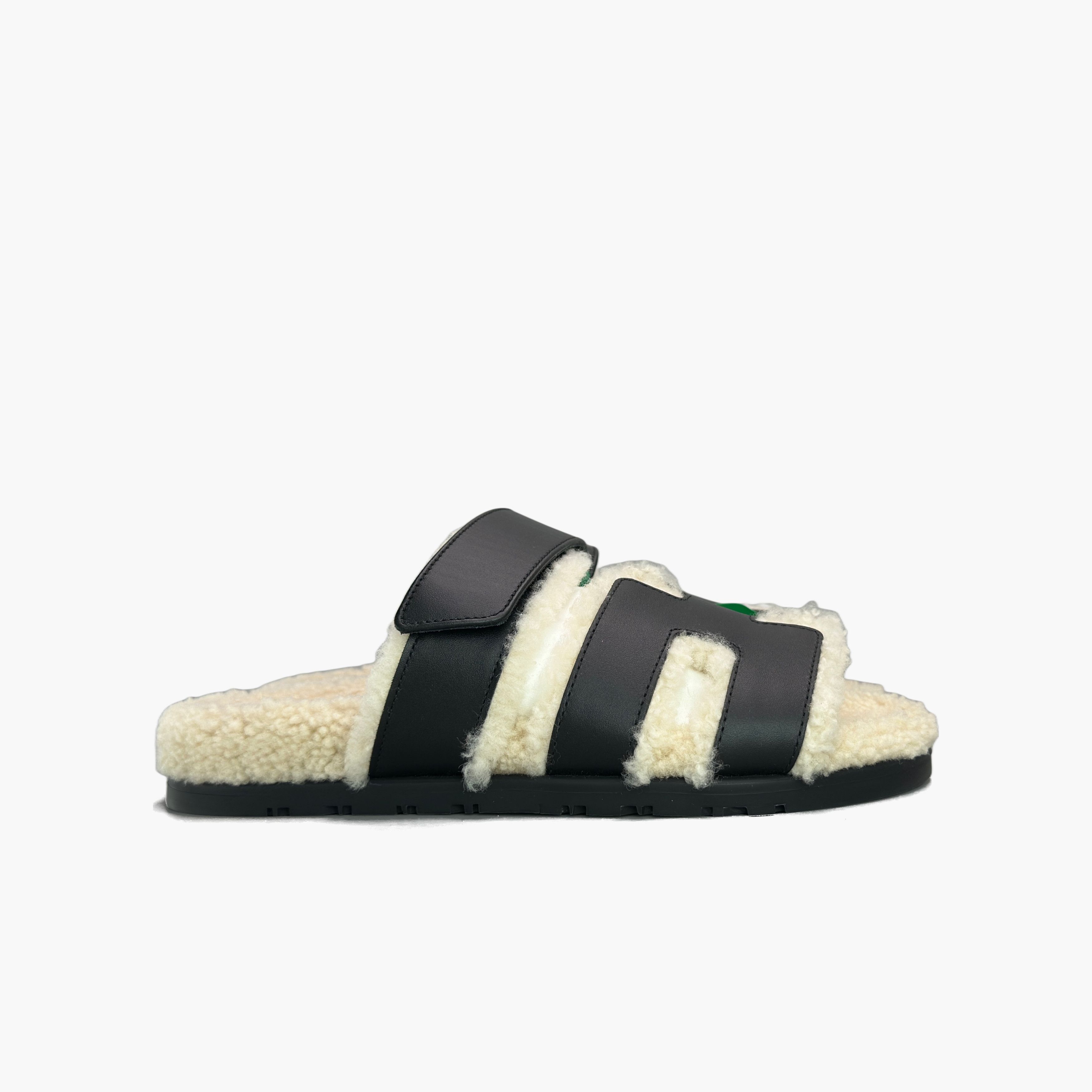 Hermes Hermes Chypre Shearling Sandals Size 37.5 Size US 7.5 / IT 37.5 - 4 Thumbnail