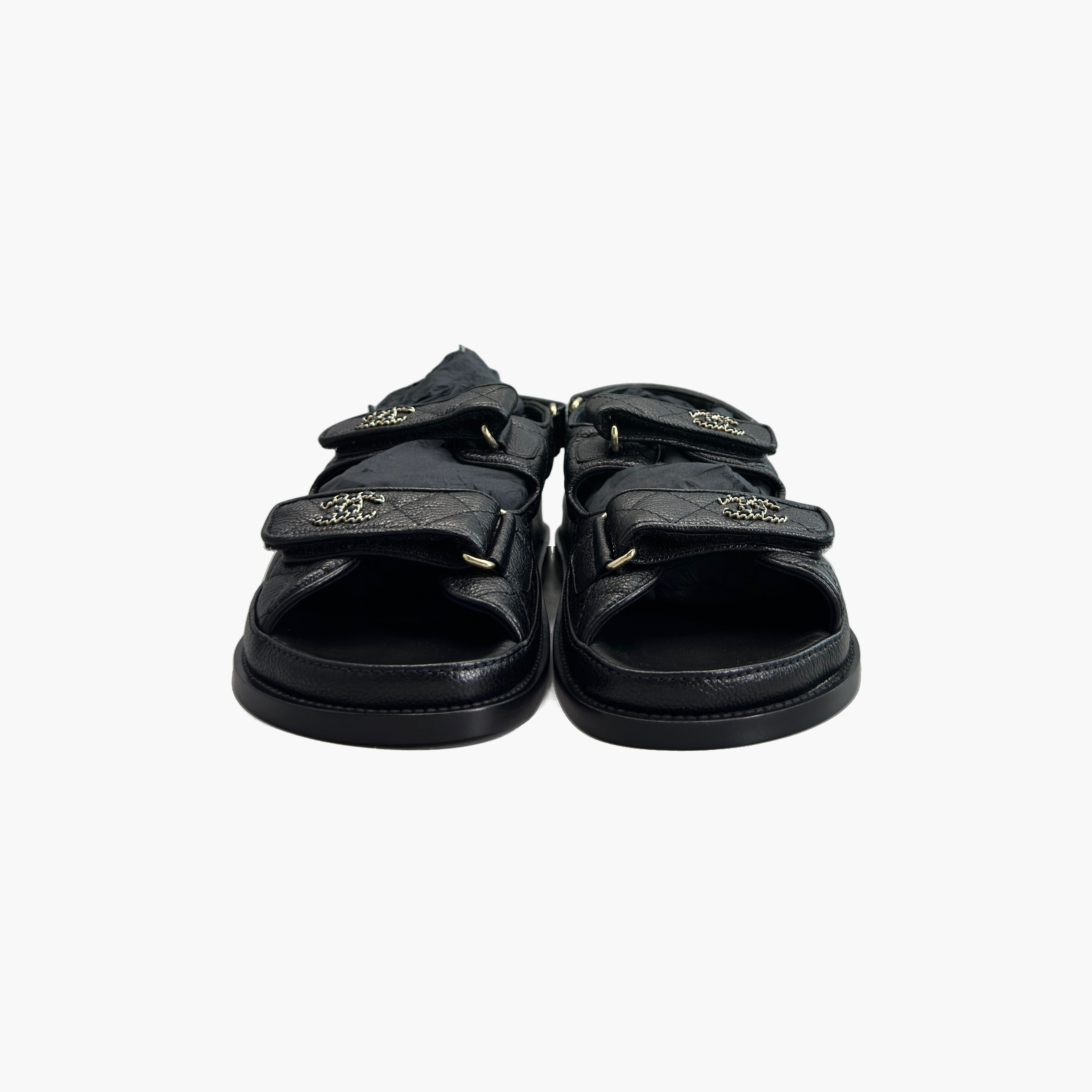 Chanel Chanel Quilted Leather Sandals Size 38 Size US 8 / IT 38 - 5 Thumbnail