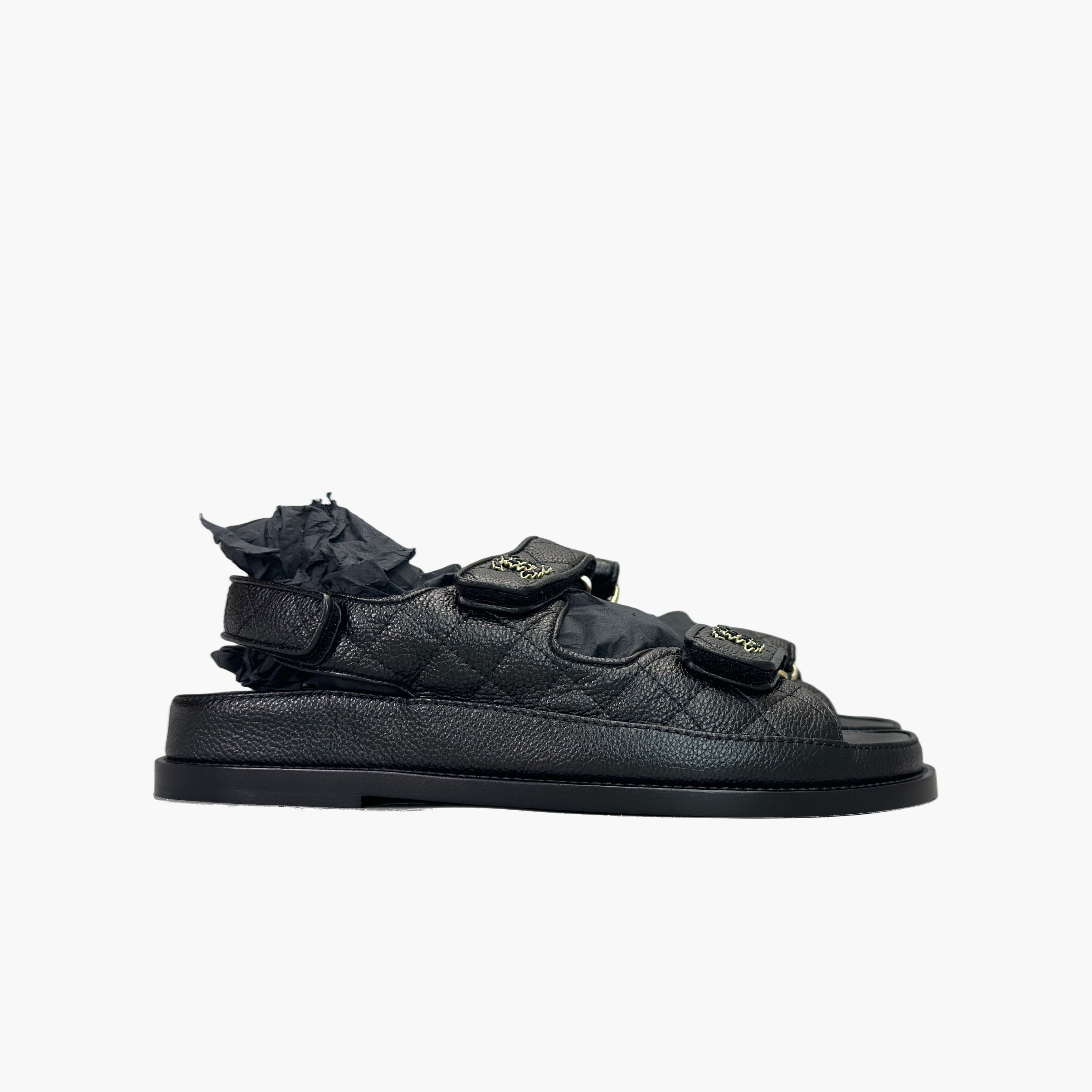 Chanel Chanel Quilted Leather Sandals Size 38 Size US 8 / IT 38 - 4 Thumbnail
