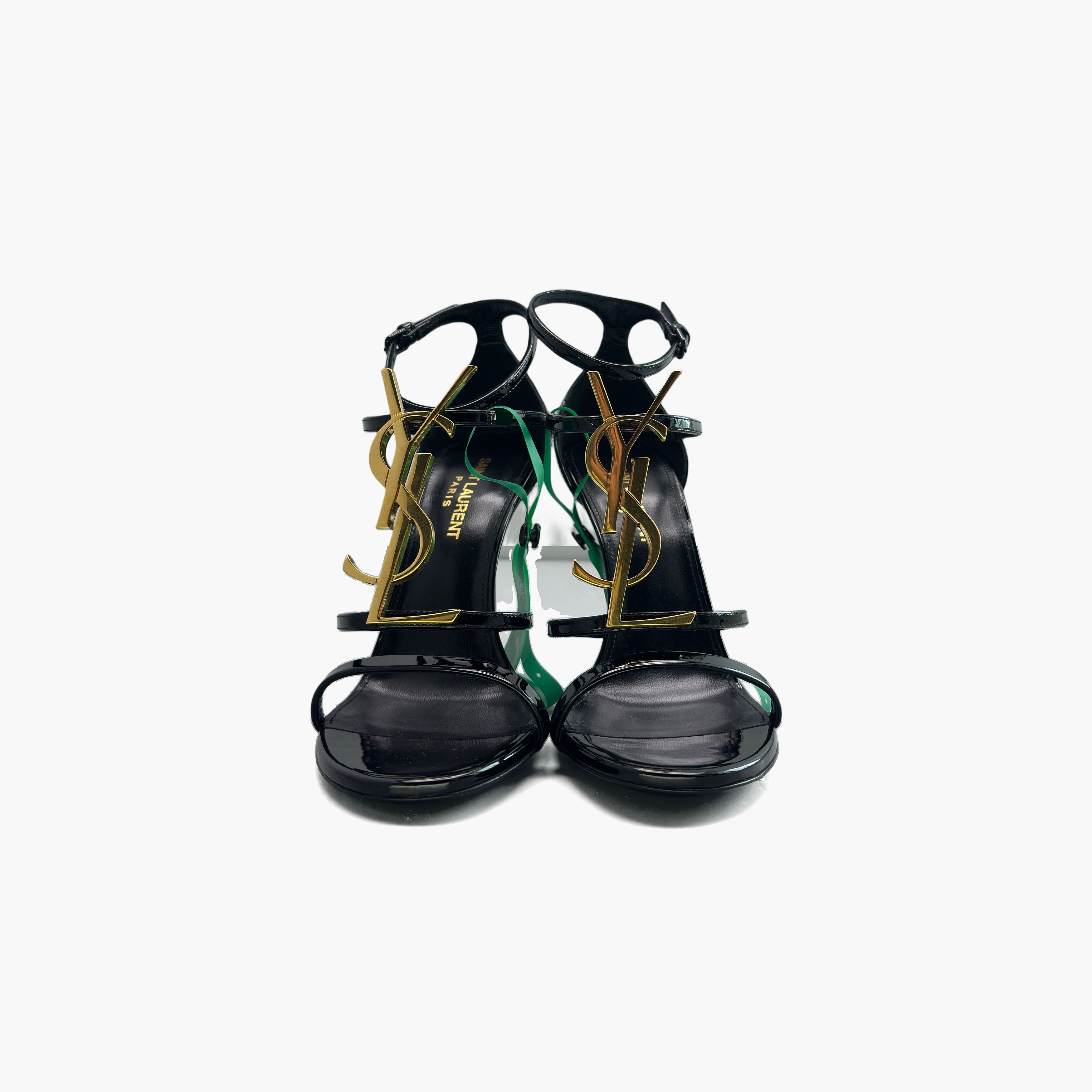 Saint Laurent Paris Saint Laurent YSL Logo Patent Sandals Size 37 Size US 7 / IT 37 - 5 Thumbnail