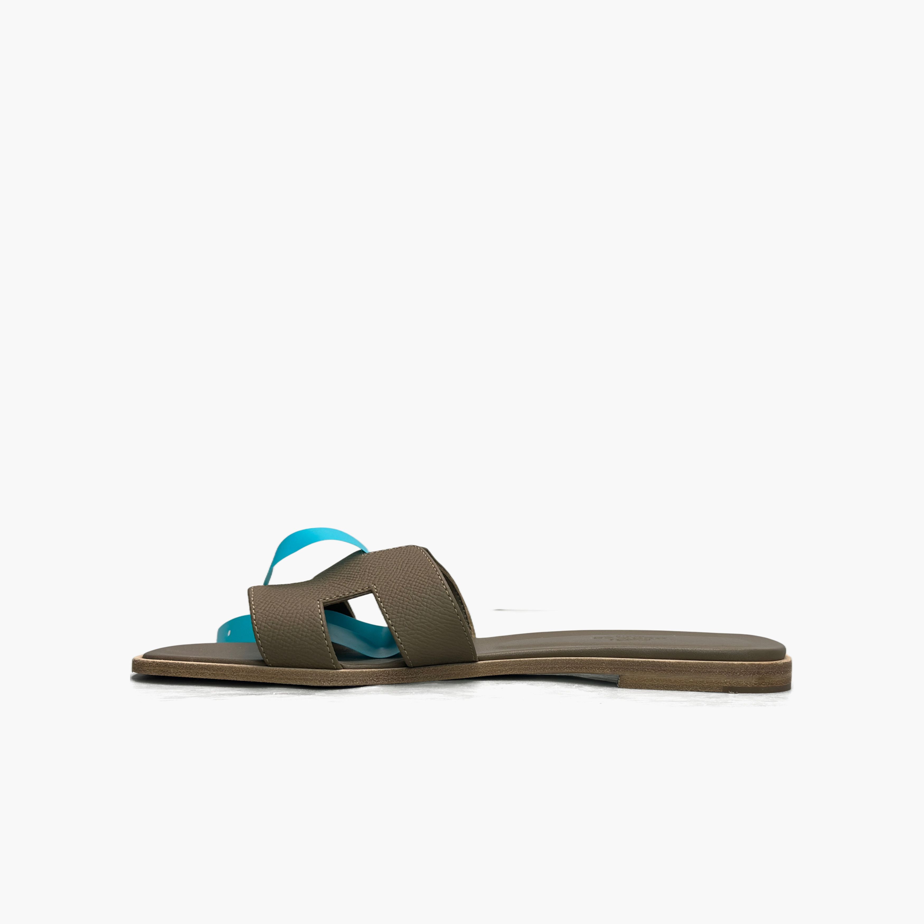 Hermes Hermès Oran Leather Sandals Size 39 Size US 9 / IT 39 - 3 Thumbnail