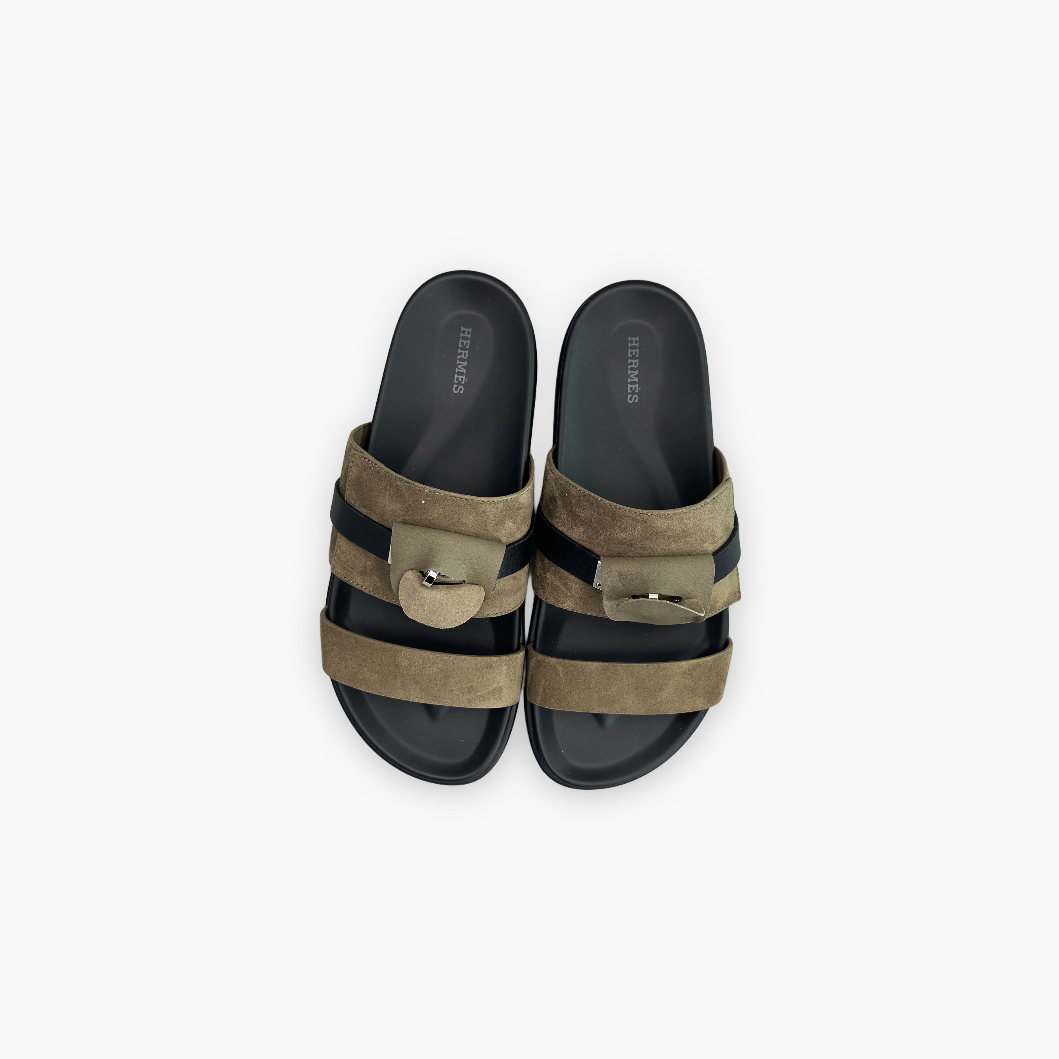 Hermes Hermès Jackson Suede Sandals Size 41 Size US 8 / EU 41 - 9 Thumbnail