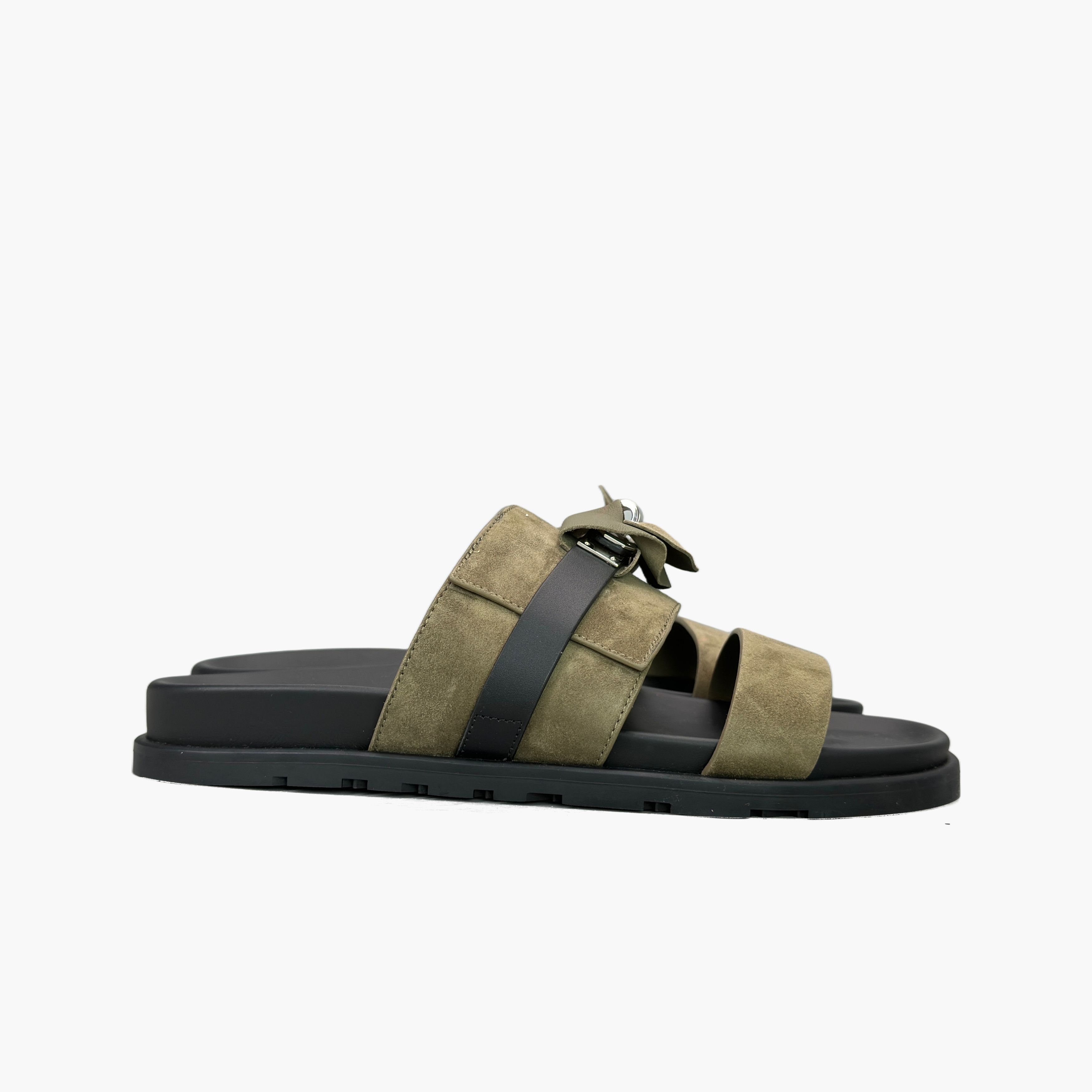 Hermes Hermès Jackson Suede Sandals Size 41 Size US 8 / EU 41 - 4 Thumbnail