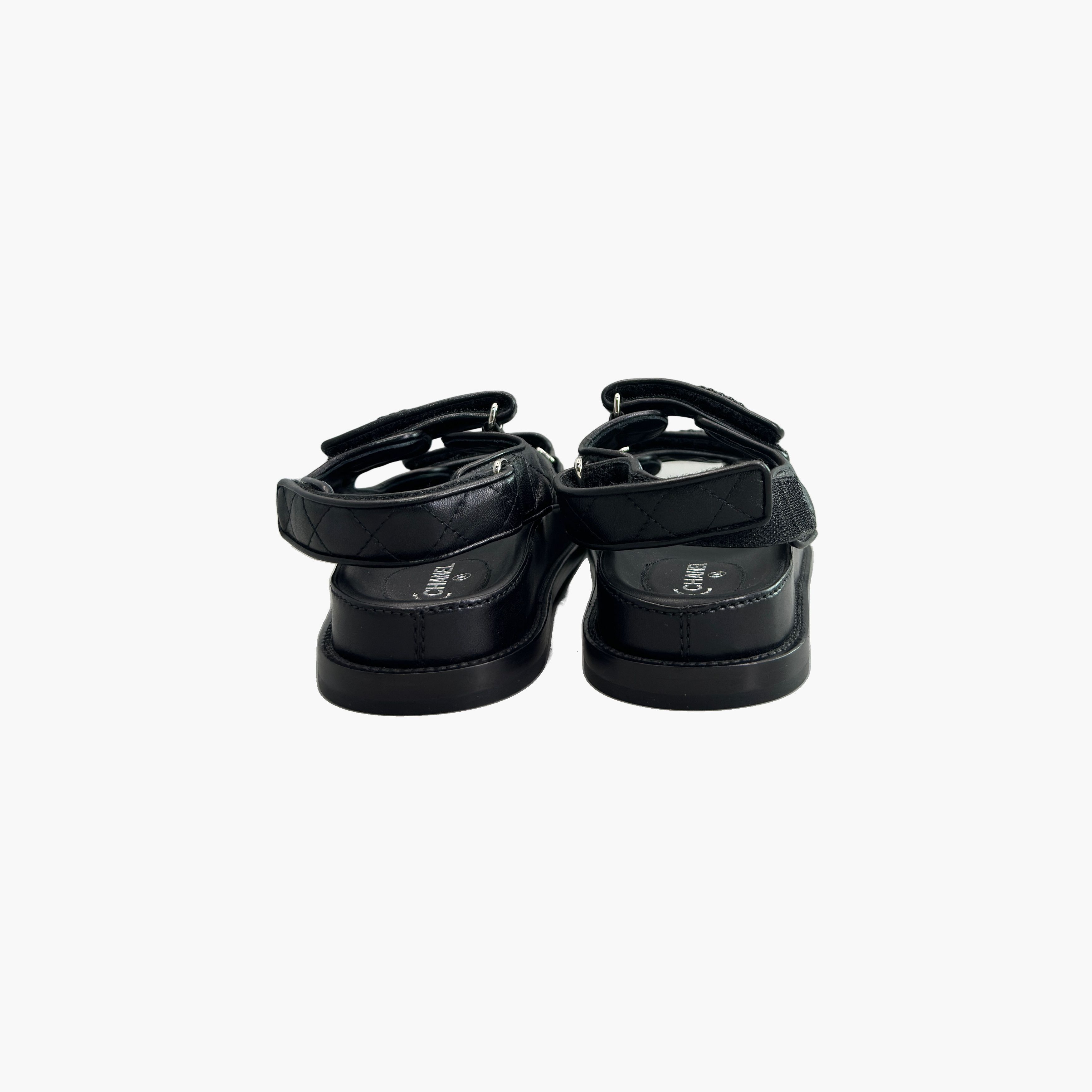 Chanel Chanel Quilted Leather Sandals Size 36 Size US 6 / IT 36 - 6 Thumbnail