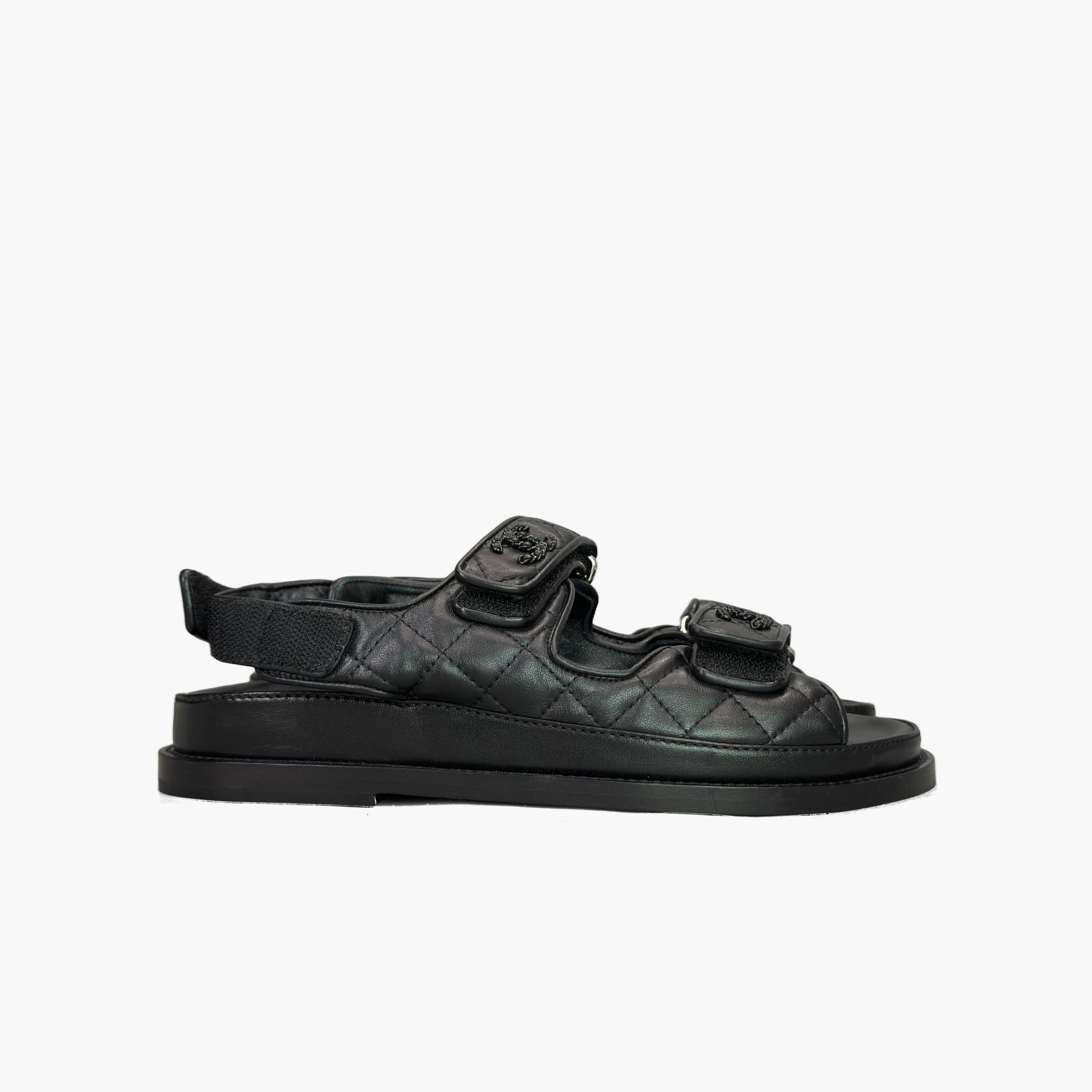 Chanel Chanel Quilted Leather Sandals Size 36 Size US 6 / IT 36 - 4 Thumbnail