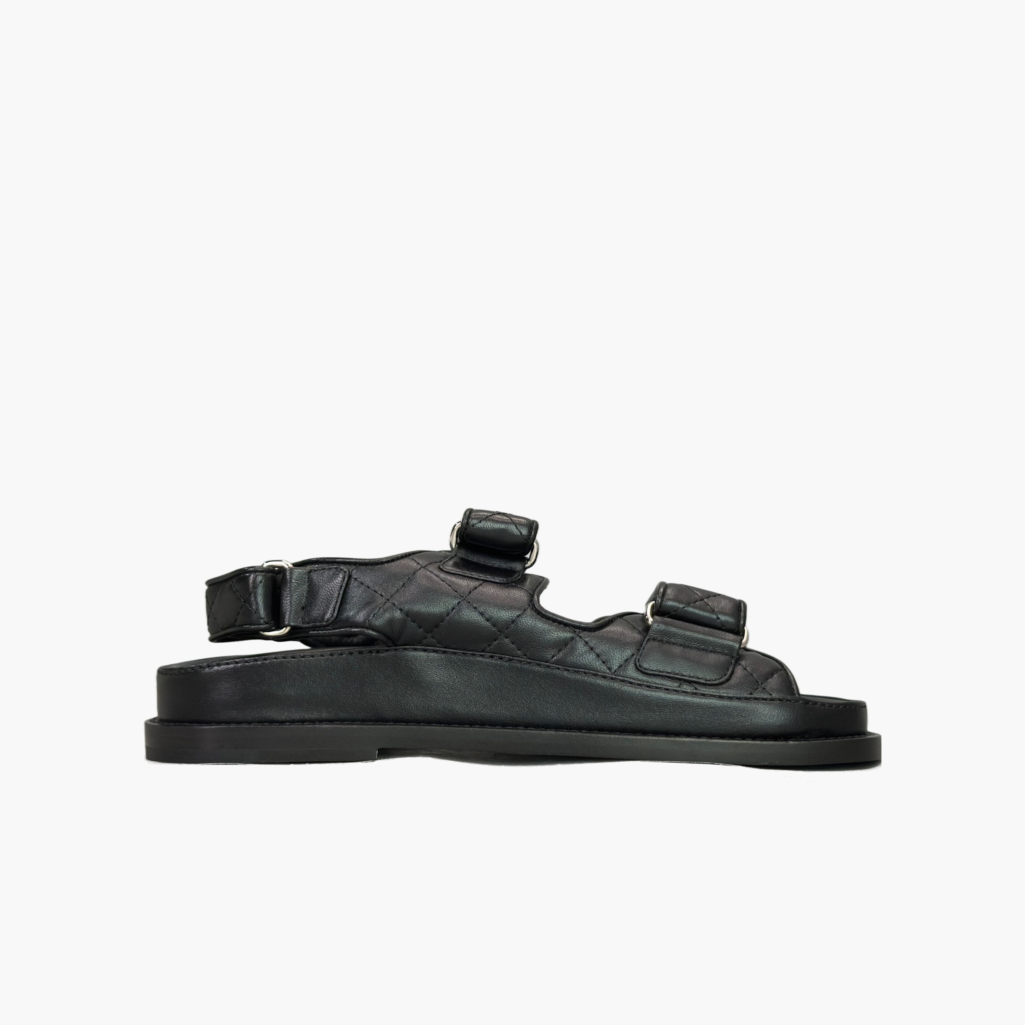 Chanel Chanel Quilted Leather Sandals Size 36 Size US 6 / IT 36 - 2 Thumbnail