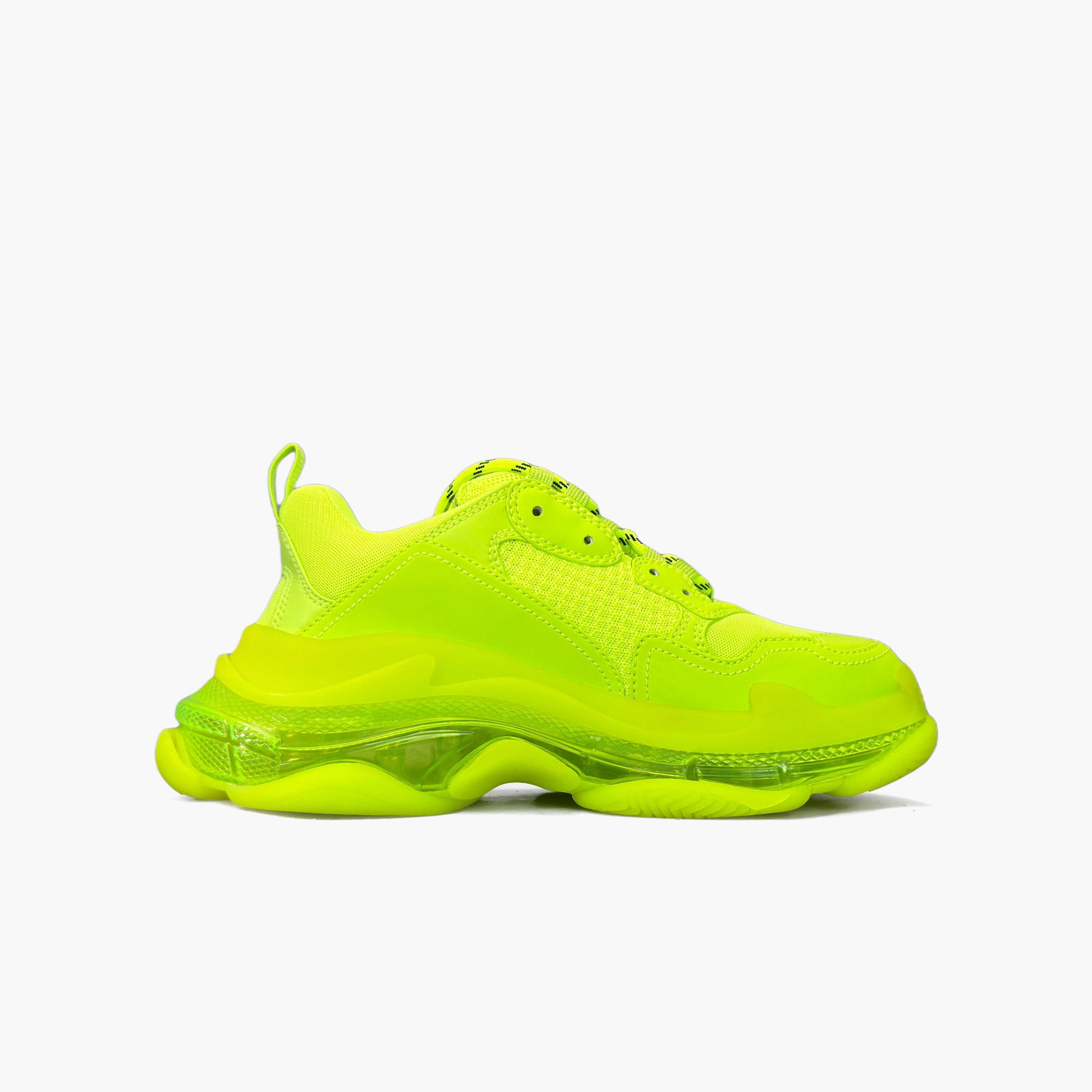 Balenciaga Balenciaga Neon Yellow Triple S Sneakers Size US 7 / EU 40 Size US 7 / EU 40 - 2 Thumbnail