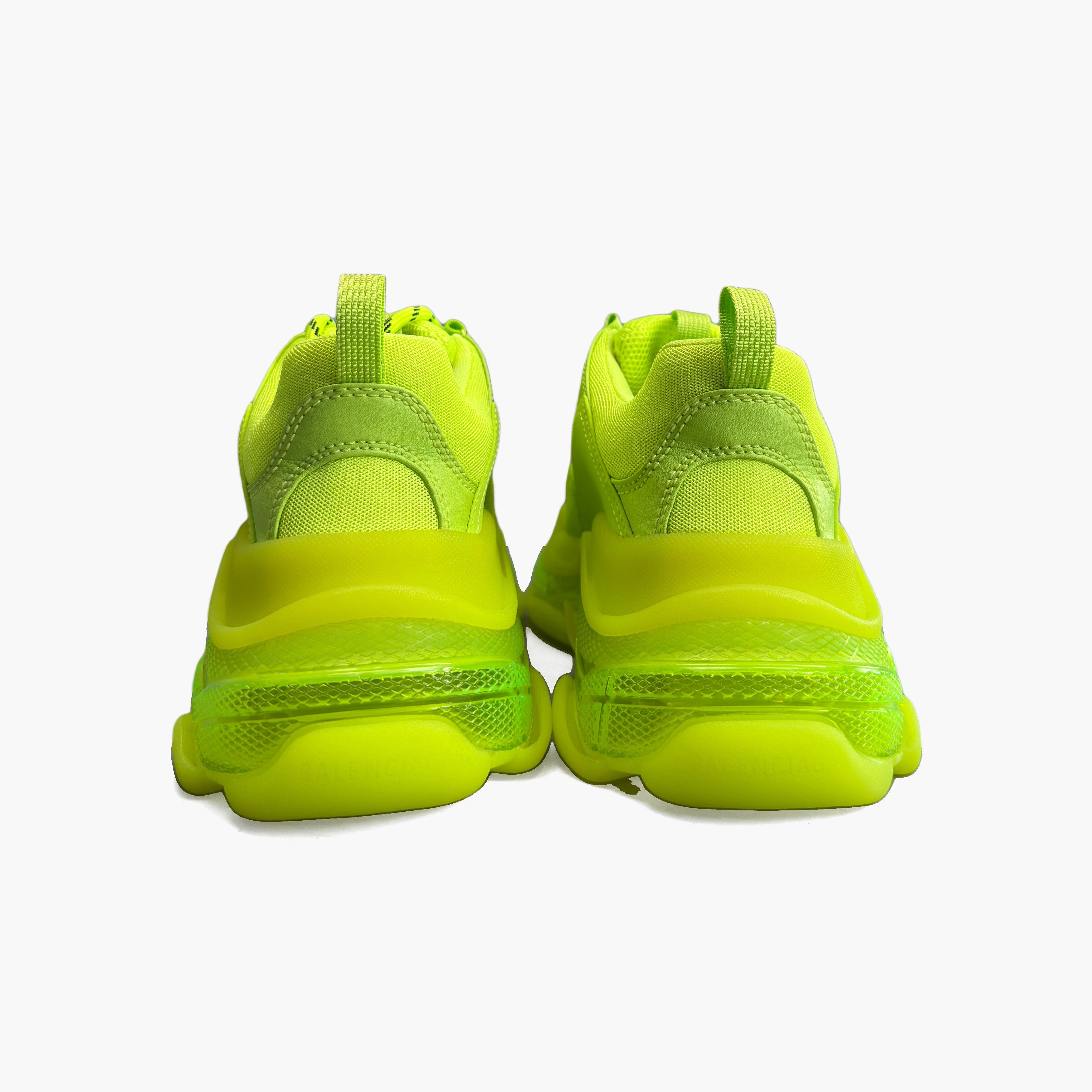 Balenciaga Balenciaga Neon Yellow Triple S Sneakers Size US 7 / EU 40 Size US 7 / EU 40 - 6 Thumbnail