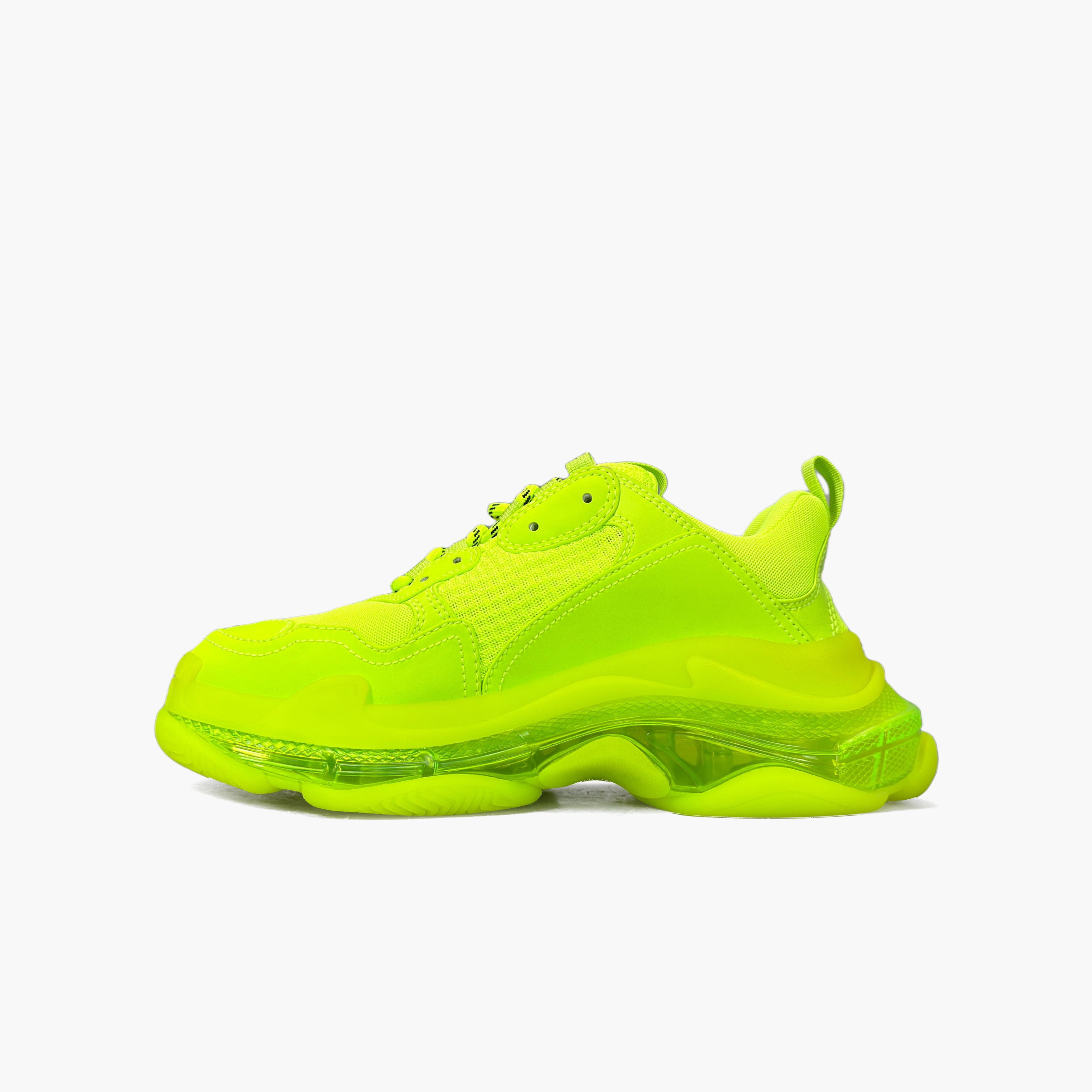 Balenciaga Balenciaga Neon Yellow Triple S Sneakers Size US 7 / EU 40 Size US 7 / EU 40 - 3 Thumbnail