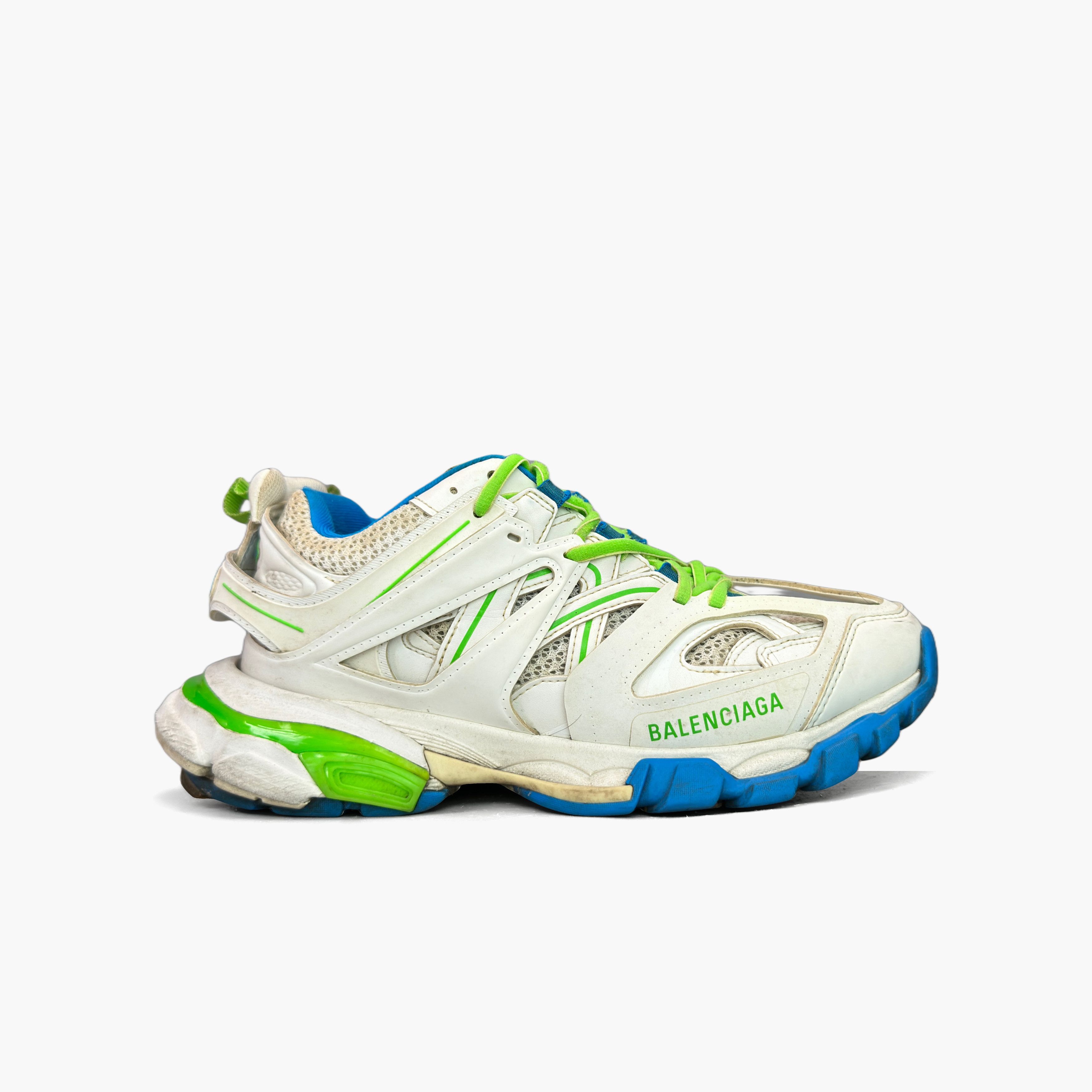 Balenciaga Balenciaga Track Low-Top Sneakers White Green Size 6 Size US 6 / EU 39 - 4 Thumbnail