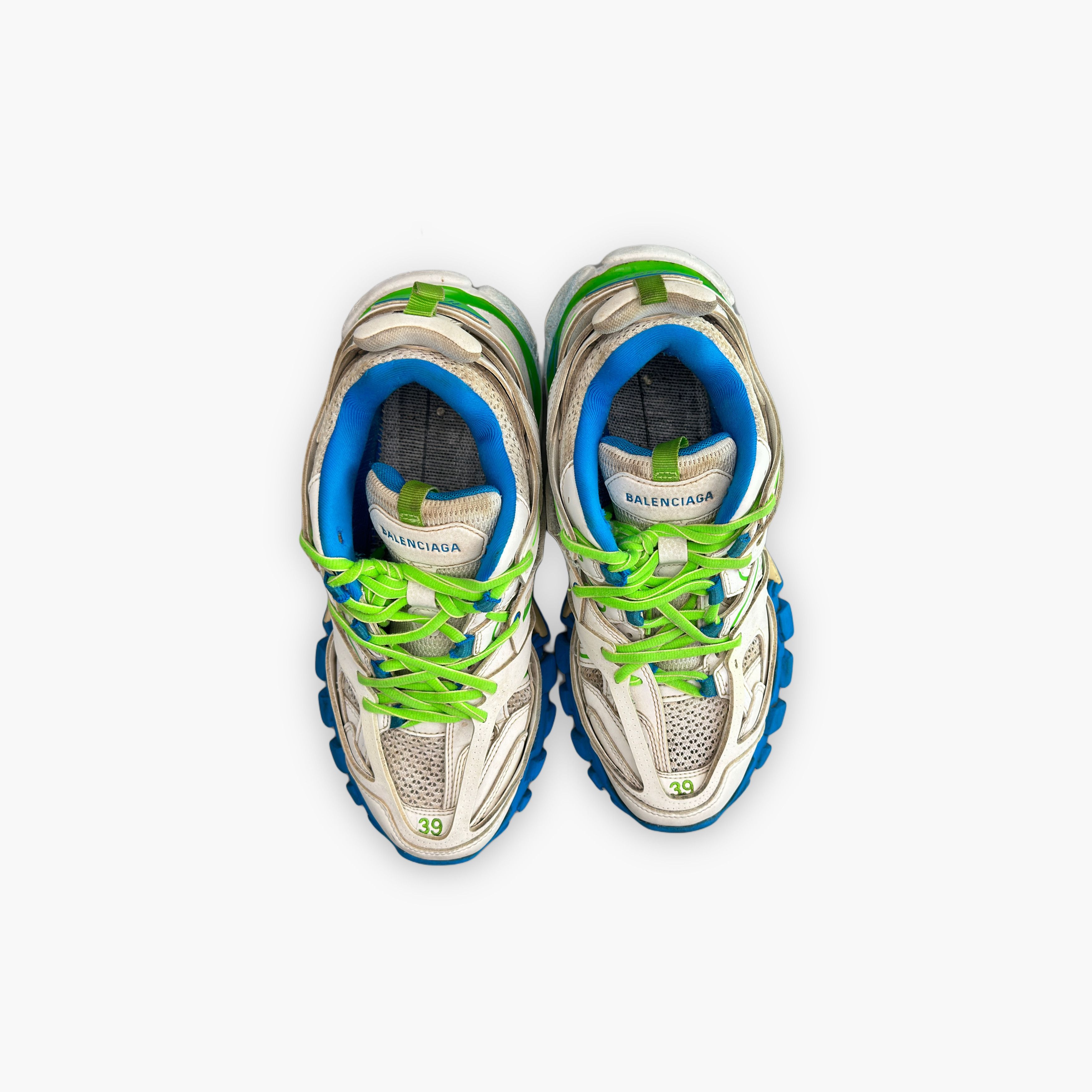 Balenciaga Balenciaga Track Low-Top Sneakers White Green Size 6 Size US 6 / EU 39 - 9 Thumbnail