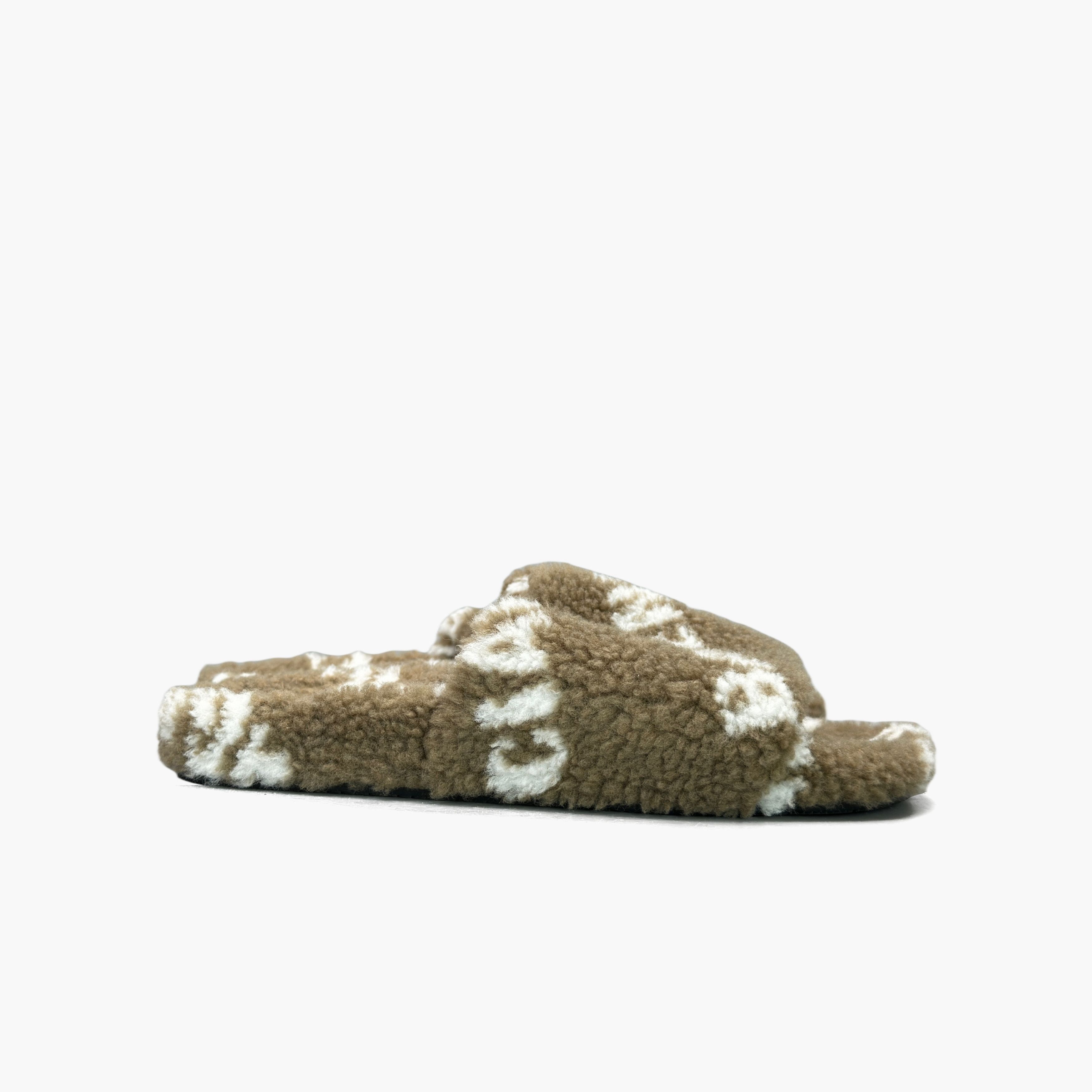 Balenciaga Balenciaga Furry Logo Slides Size 38 Size US 8 / IT 38 - 4 Thumbnail