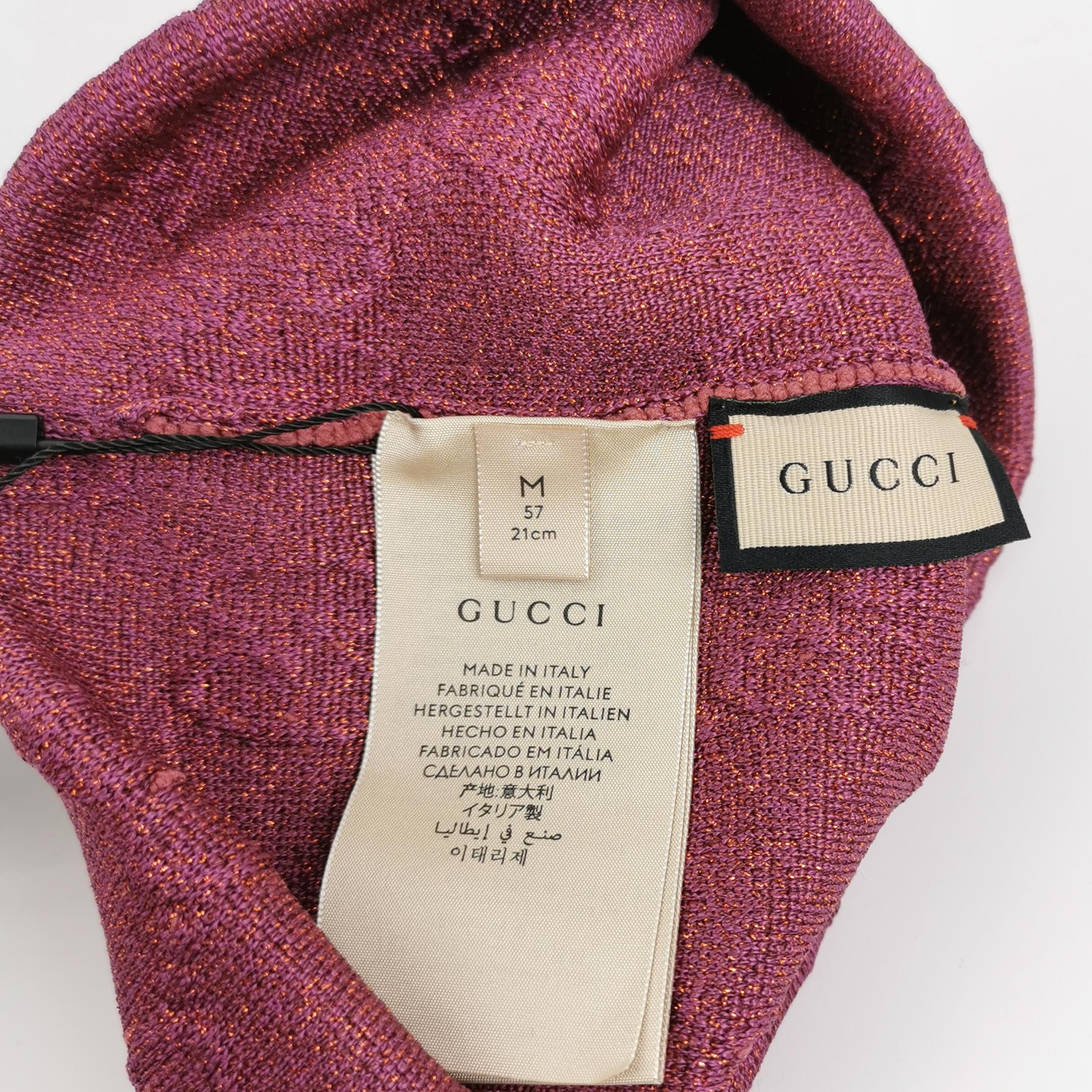Gucci Gucci GG Logo Knit Beanie ONE SIZE Size ONE SIZE - 4 Thumbnail