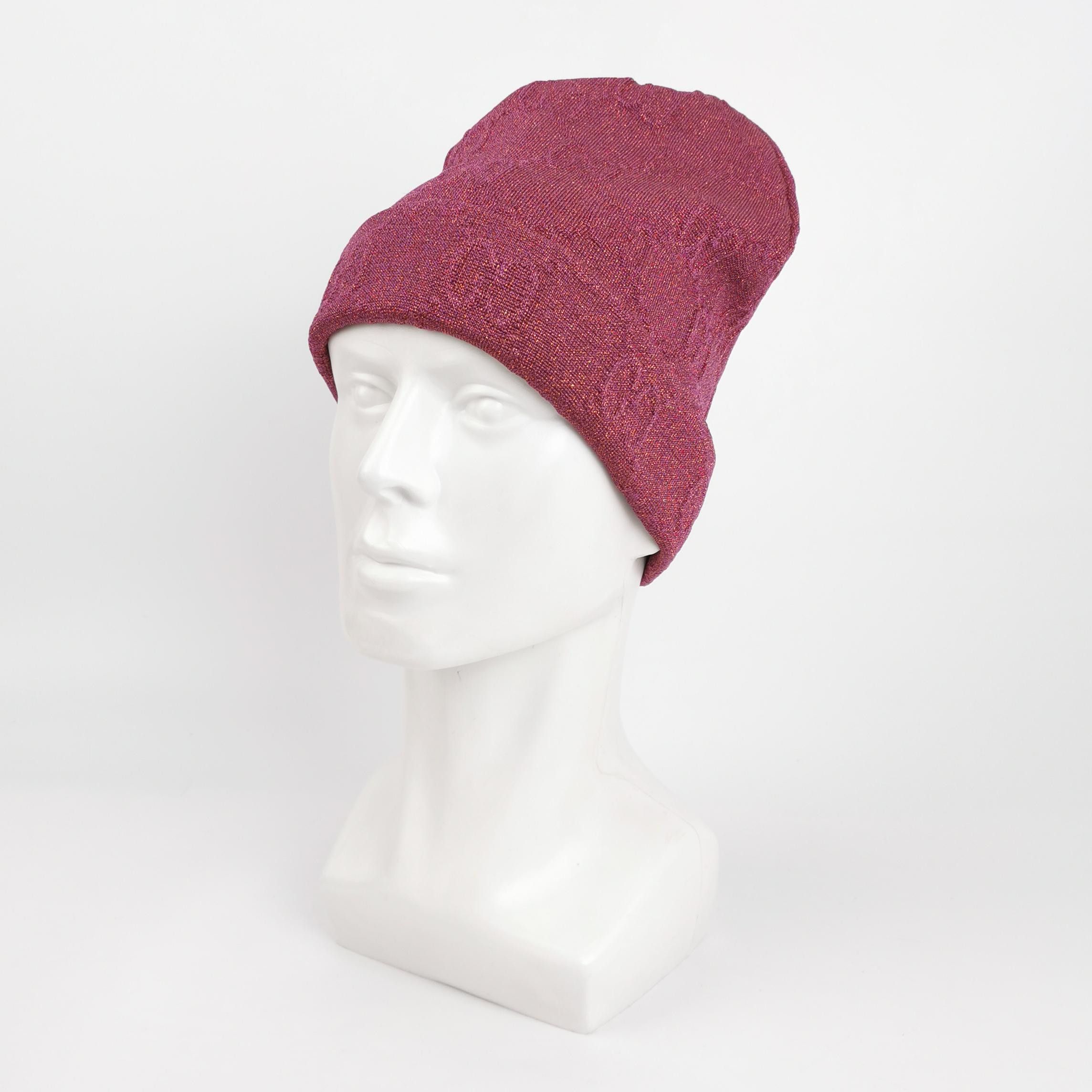 Gucci Gucci GG Logo Knit Beanie ONE SIZE Size ONE SIZE - 2 Thumbnail
