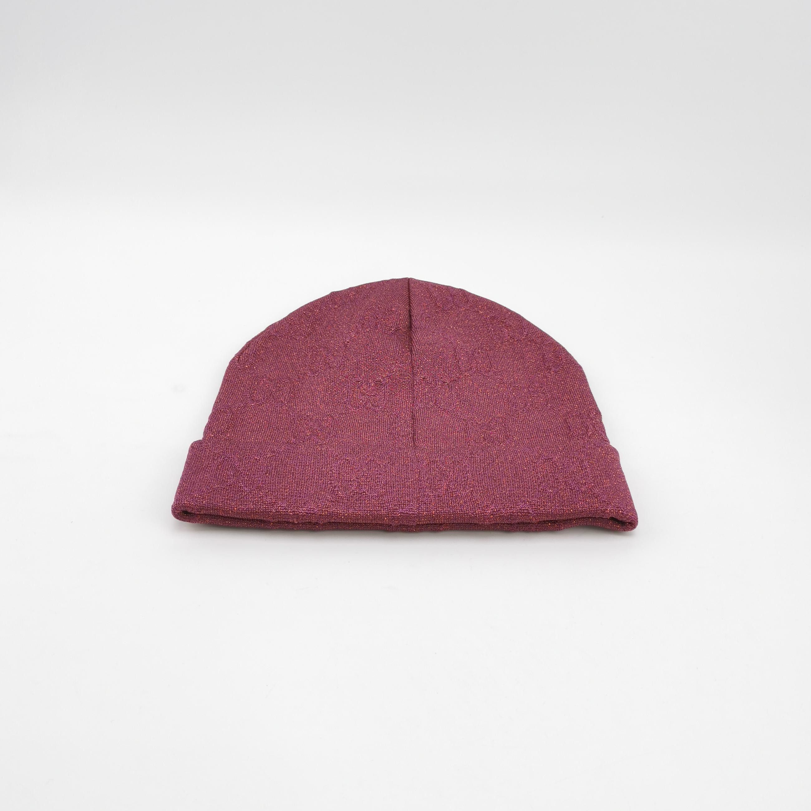 Gucci Gucci Metallic GG Logo Beanie Size M Size ONE SIZE - 3 Thumbnail