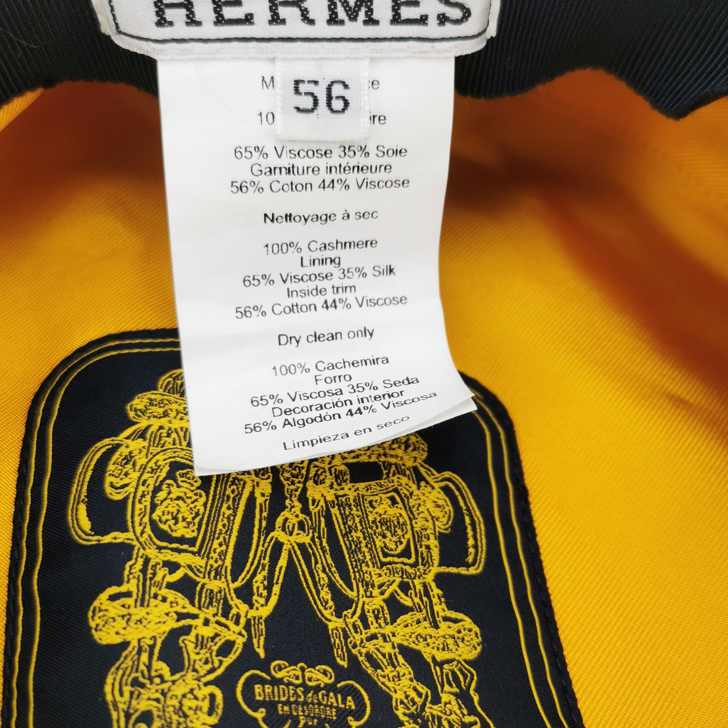 Hermes Hermes Cashmere Cap Size 56 Size ONE SIZE - 5 Thumbnail