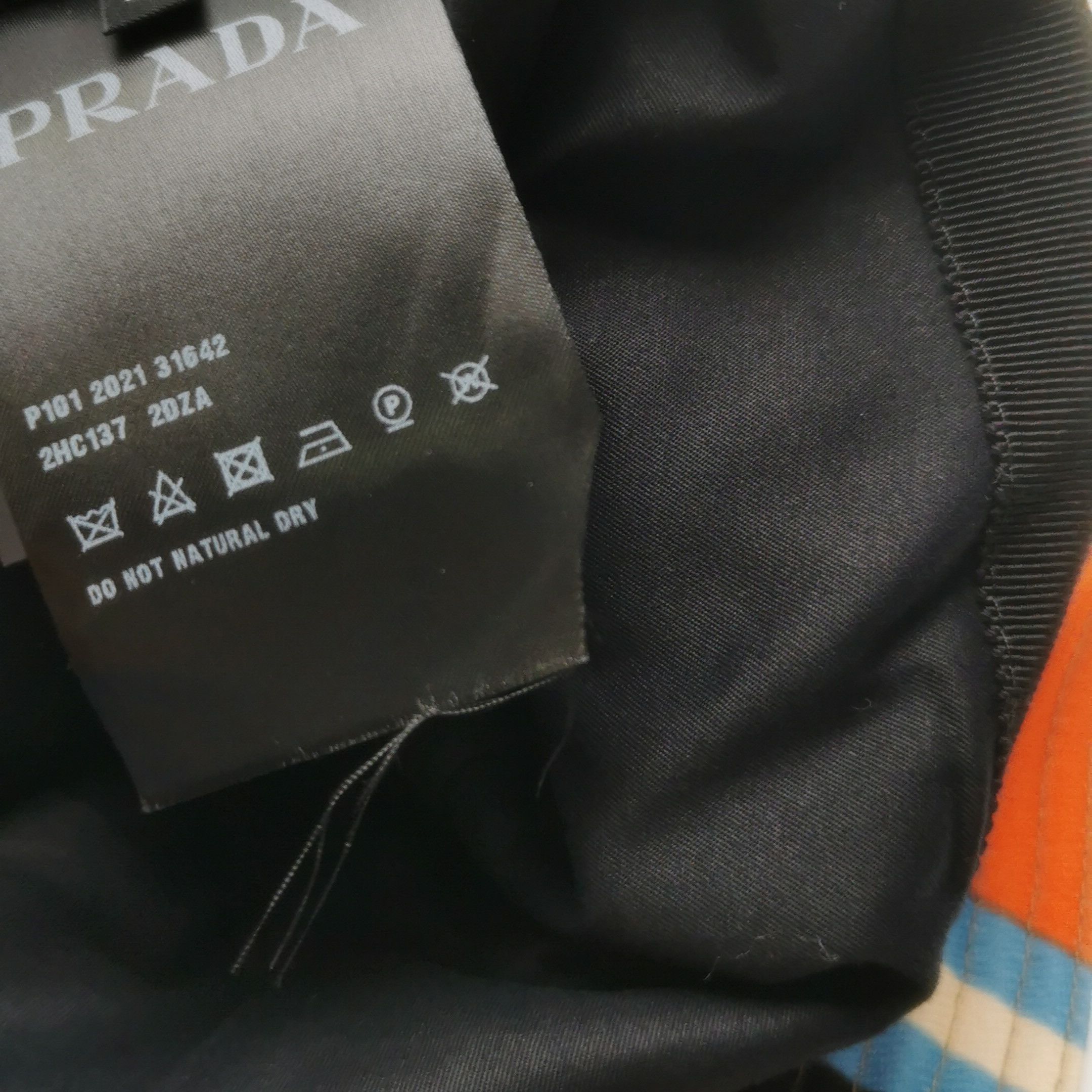 Prada Prada Striped Bucket Hat Size M Size ONE SIZE - 6 Thumbnail