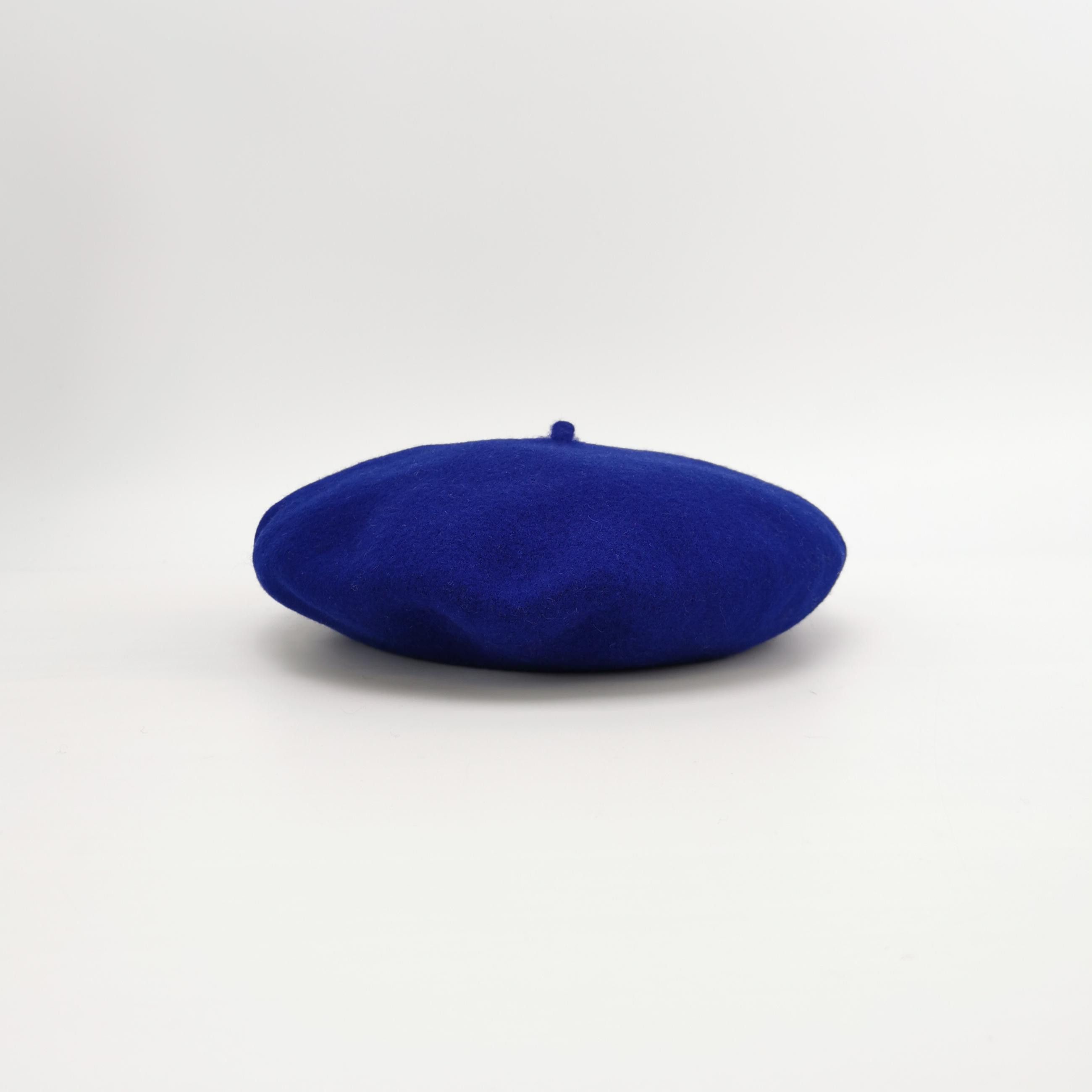 Gucci Gucci Blue Wool Beret With GG Logo Size ONE SIZE - 3 Thumbnail