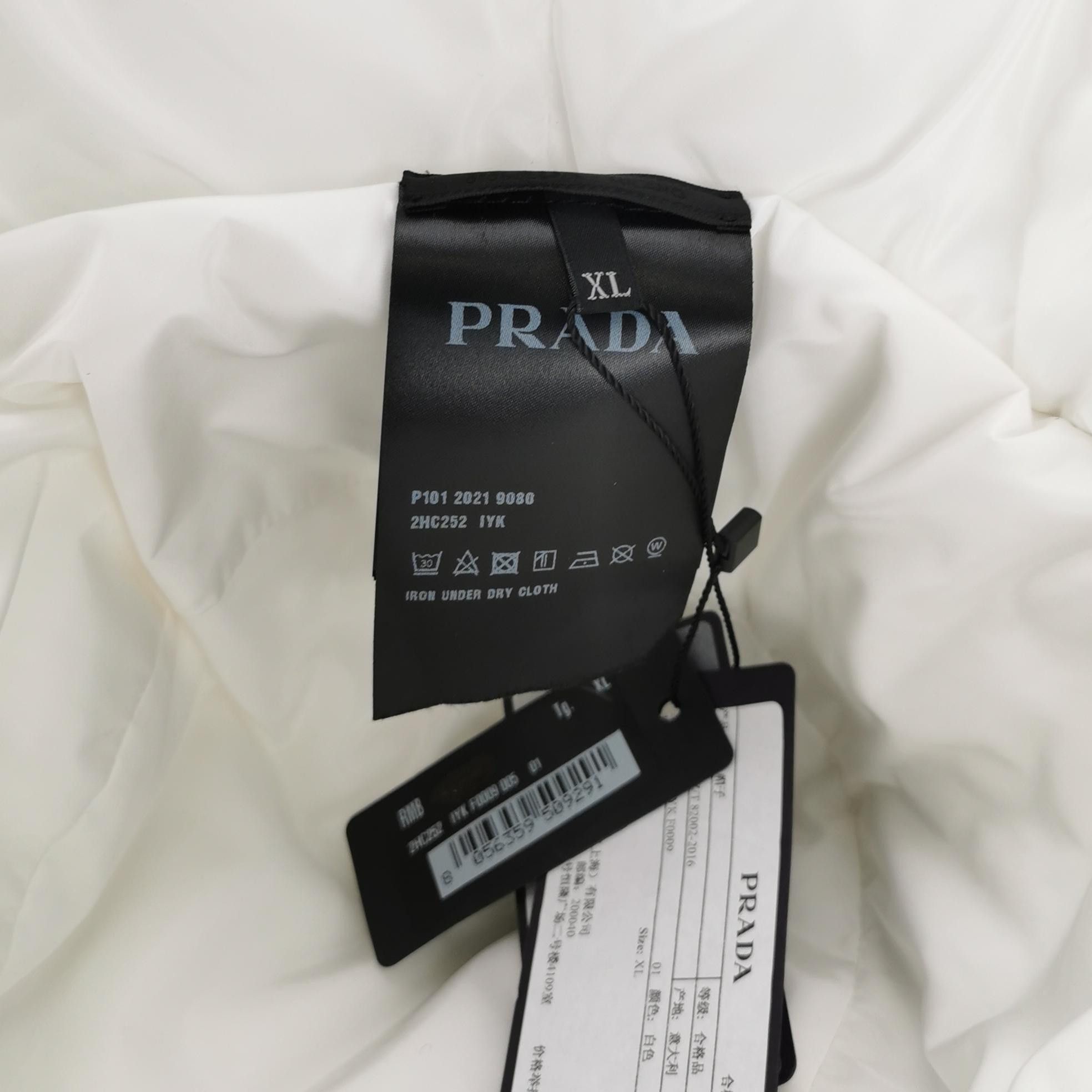 Prada Prada Quilted Logo Bucket Hat Size XL Size ONE SIZE - 4 Thumbnail