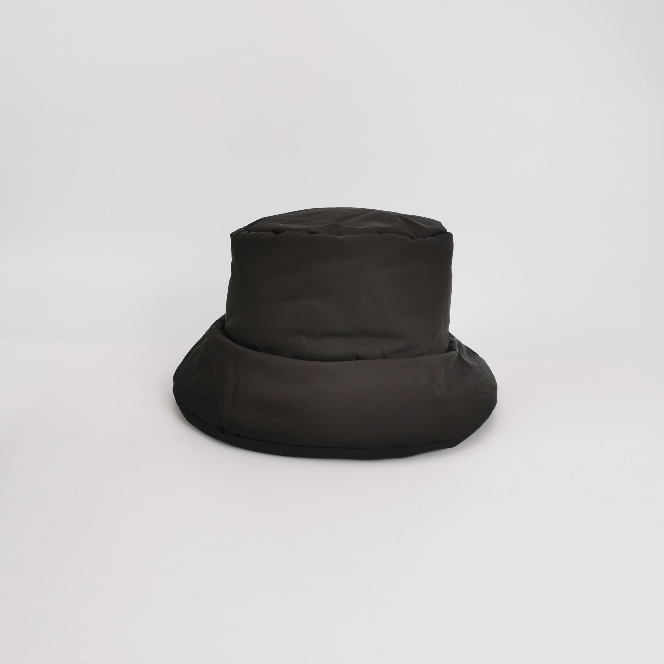 Prada Prada Re-Nylon Triangle Logo Bucket Hat Size S Size ONE SIZE - 3 Thumbnail