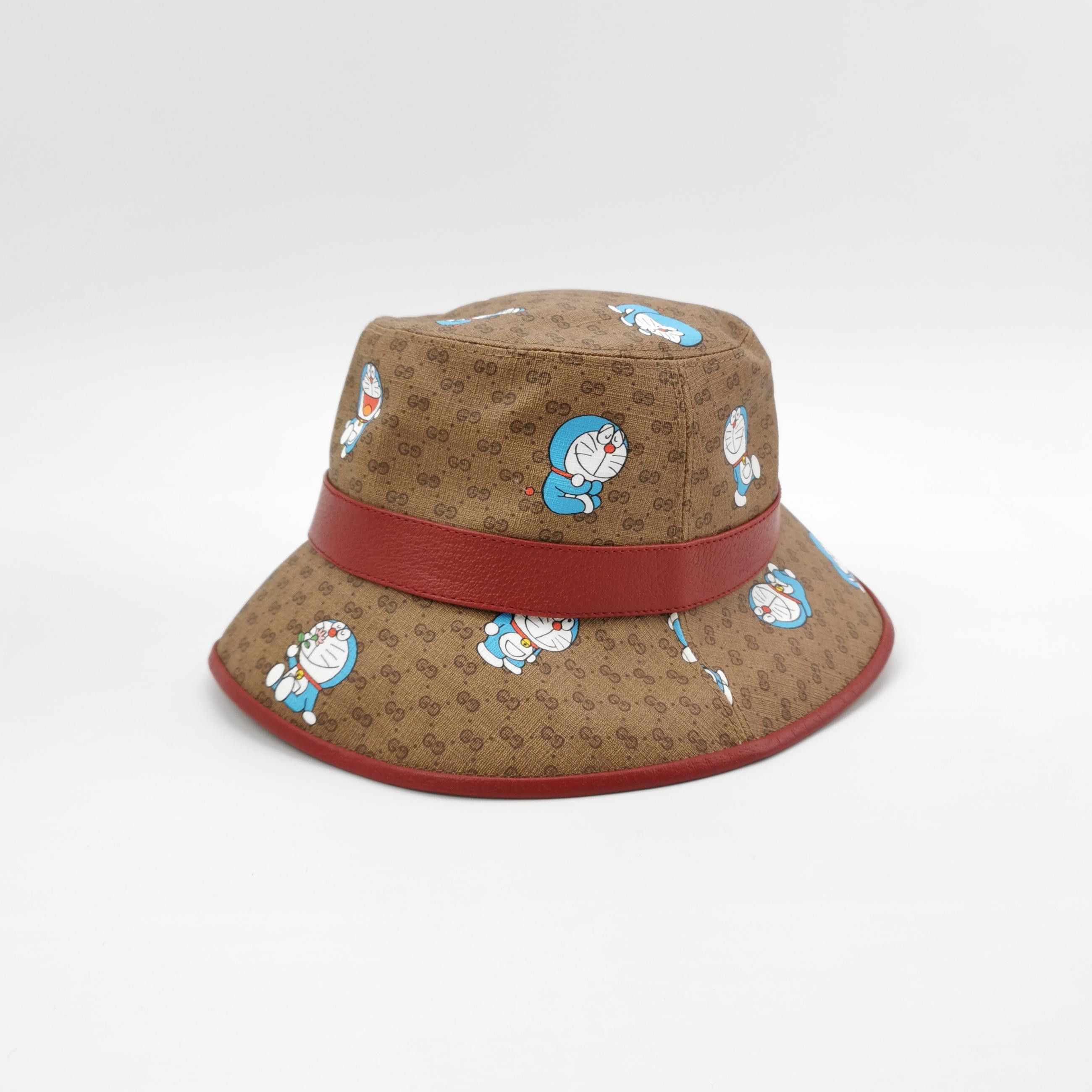 Gucci Gucci x Doraemon GG Monogram Bucket Hat Size ONE SIZE - 3 Thumbnail