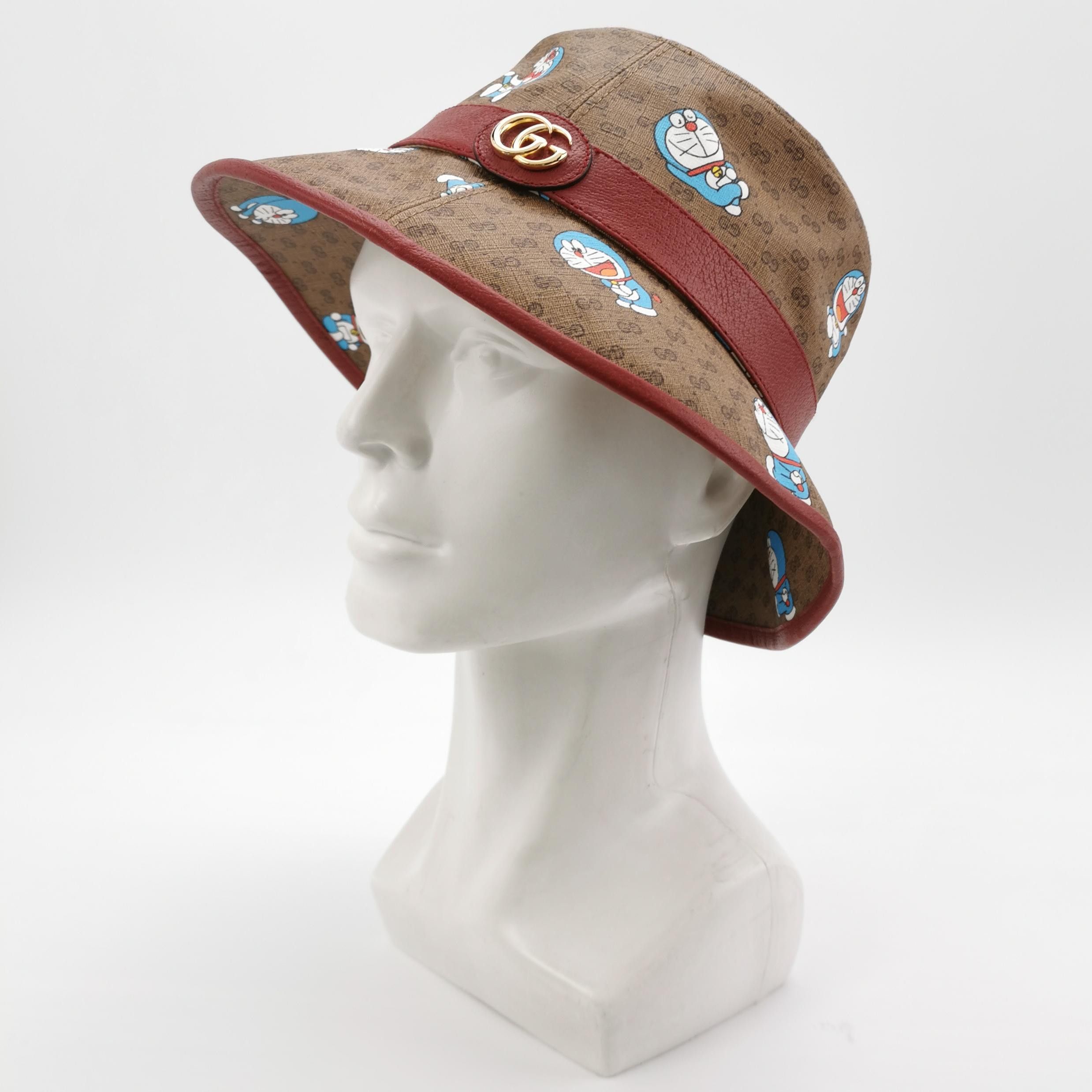 Gucci Gucci x Doraemon GG Monogram Bucket Hat Size ONE SIZE - 2 Thumbnail