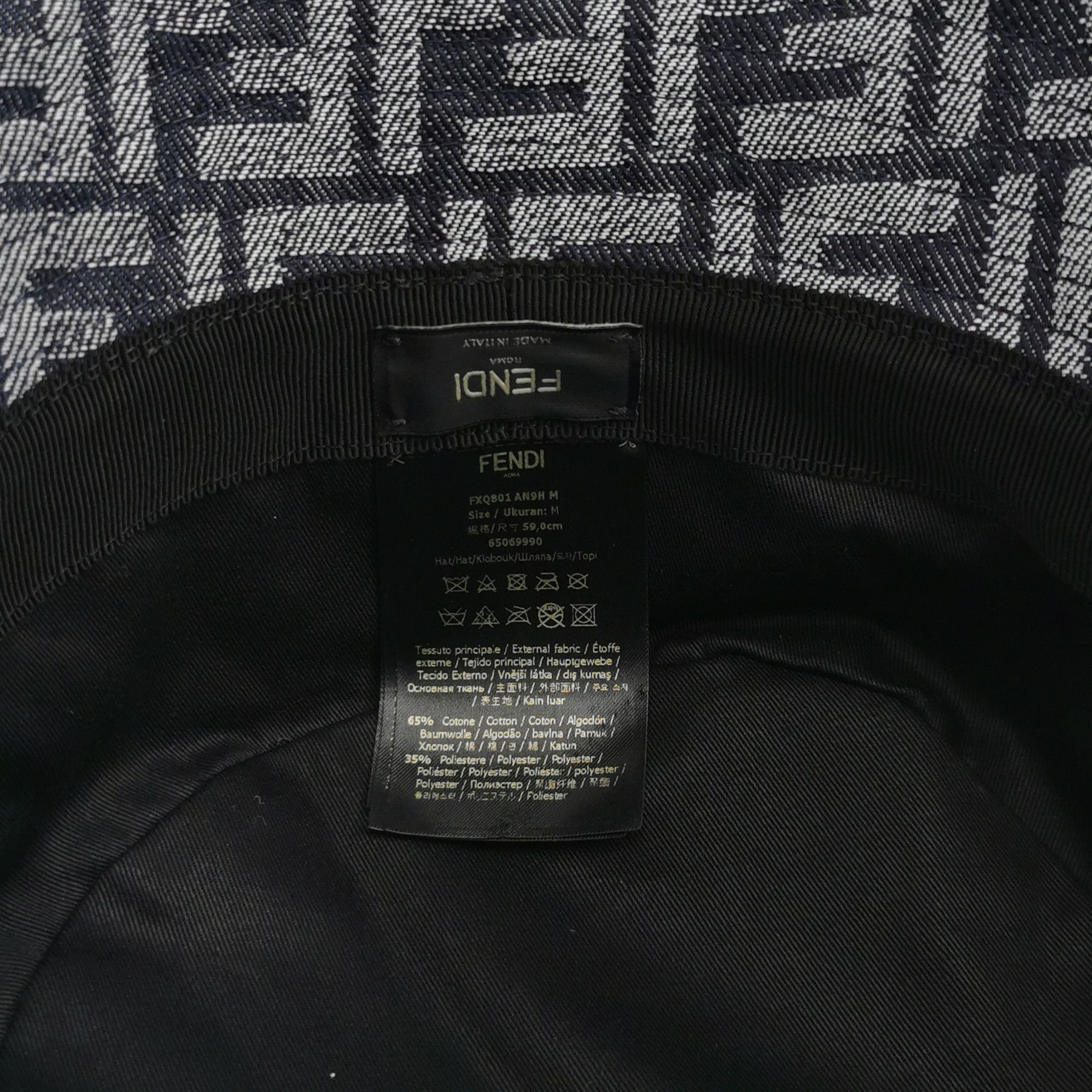 Fendi Fendi FF Monogram Bucket Hat Size M Size ONE SIZE - 4 Thumbnail