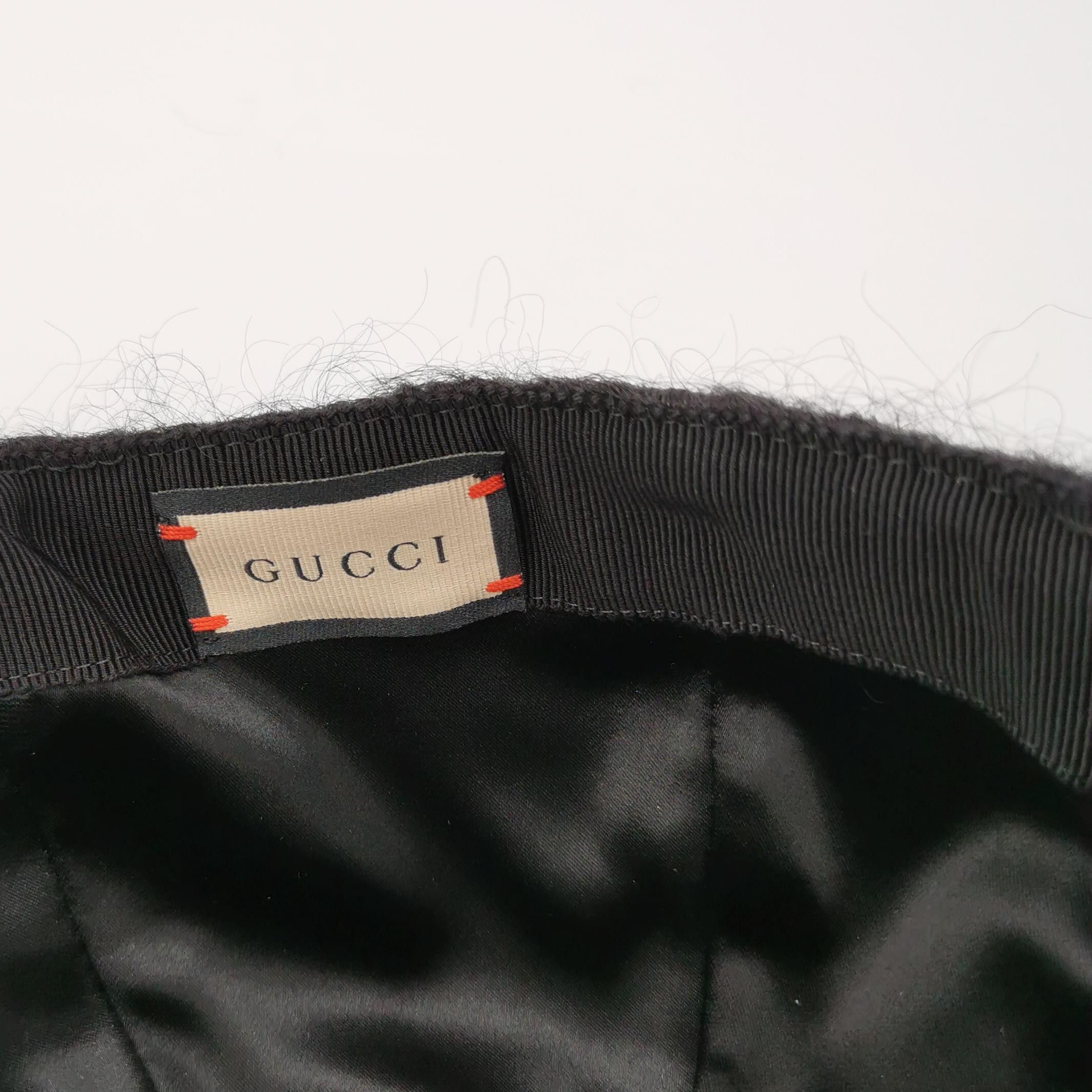 Gucci Gucci Double G Mohair Baseball Cap Size ONE SIZE - 4 Thumbnail