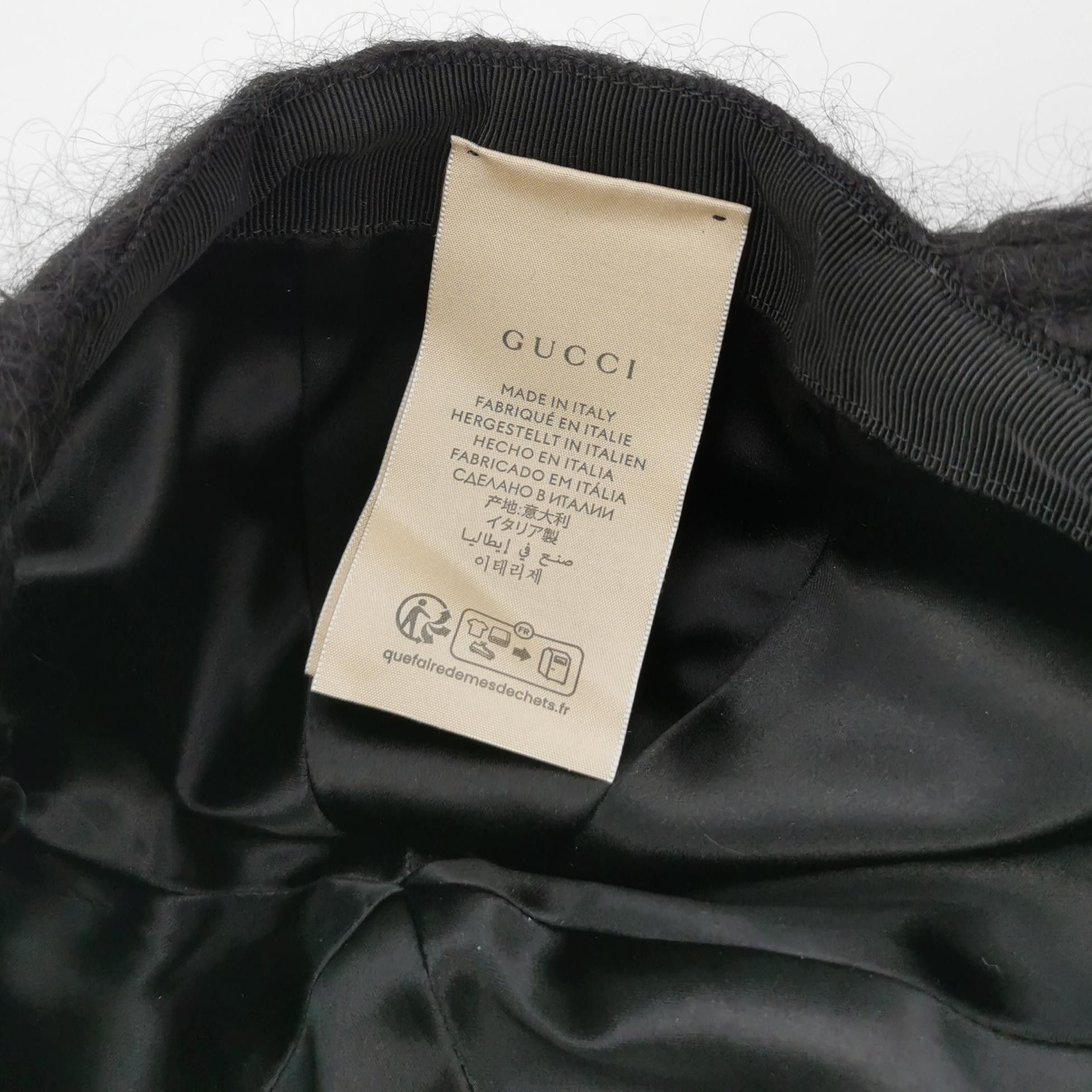 Gucci Gucci Double G Mohair Baseball Cap Size ONE SIZE - 5 Thumbnail