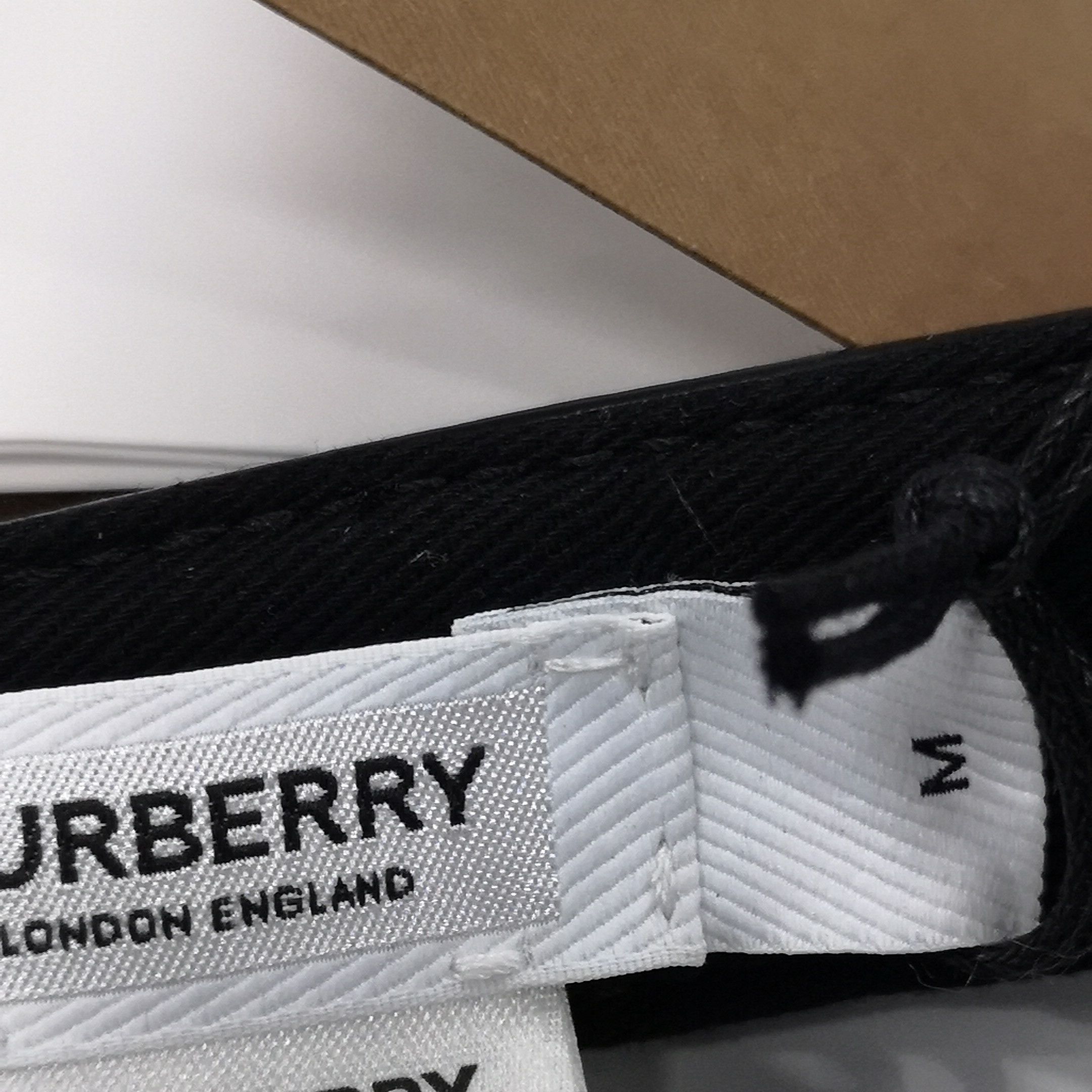 Burberry Burberry Logo Visor Cap Size M Size ONE SIZE - 7 Thumbnail