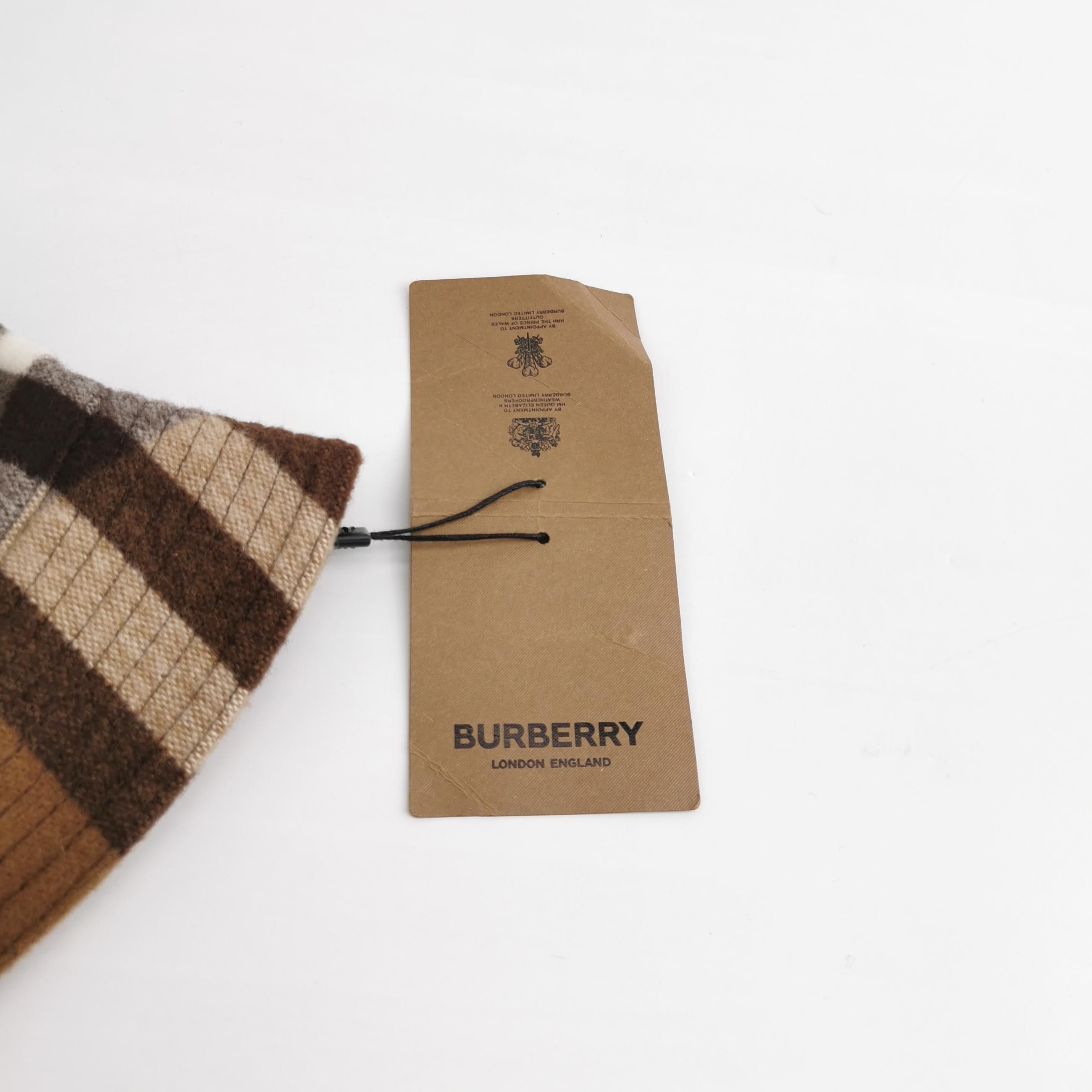 Burberry Burberry Check Wool Bucket Hat Size L Size ONE SIZE - 5 Thumbnail