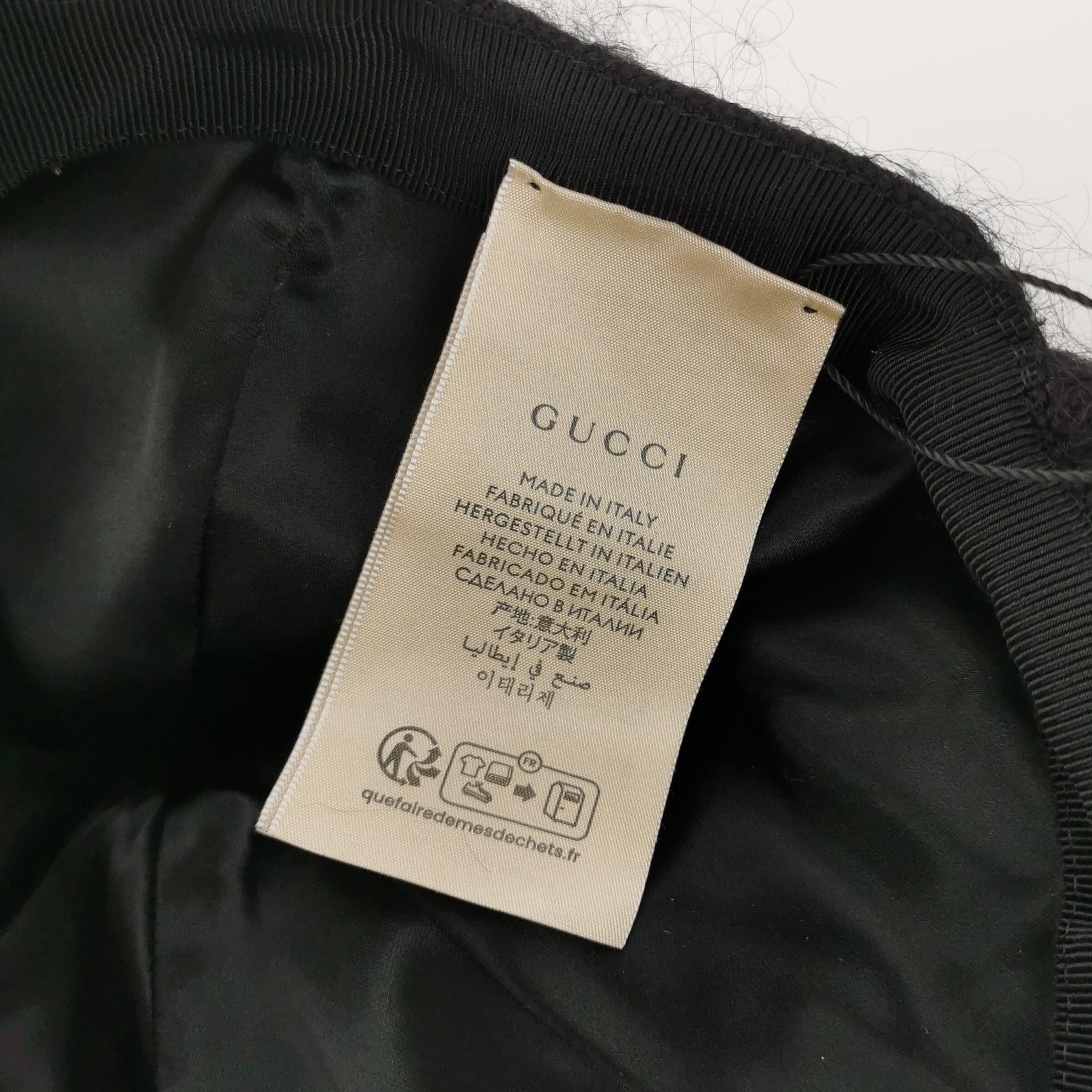 Gucci Gucci Mohair Wool Blend GG Baseball Cap One Size Size ONE SIZE - 6 Thumbnail