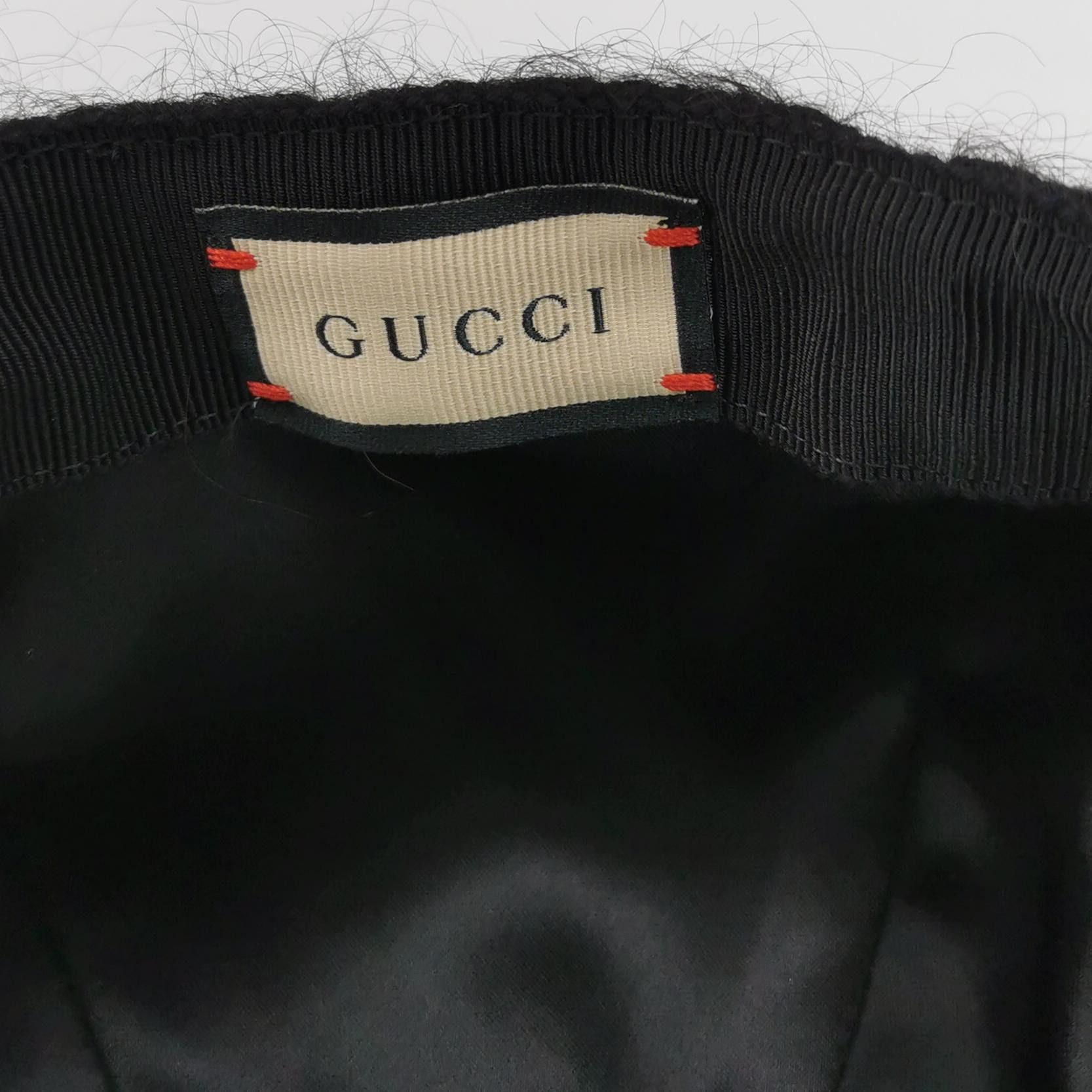 Gucci Gucci Mohair Wool Blend GG Baseball Cap One Size Size ONE SIZE - 5 Thumbnail