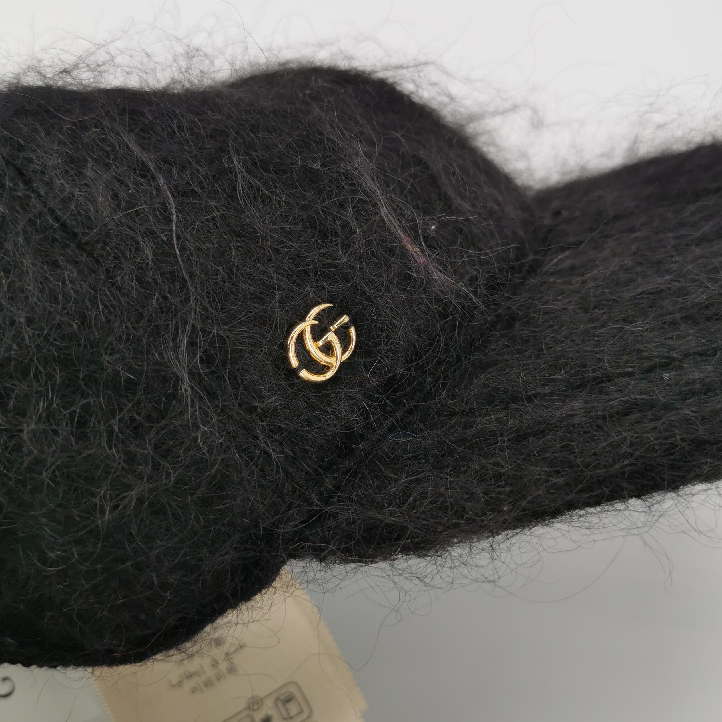 Gucci Gucci GG Logo Mohair Blend Baseball Cap One Size Size ONE SIZE - 4 Thumbnail