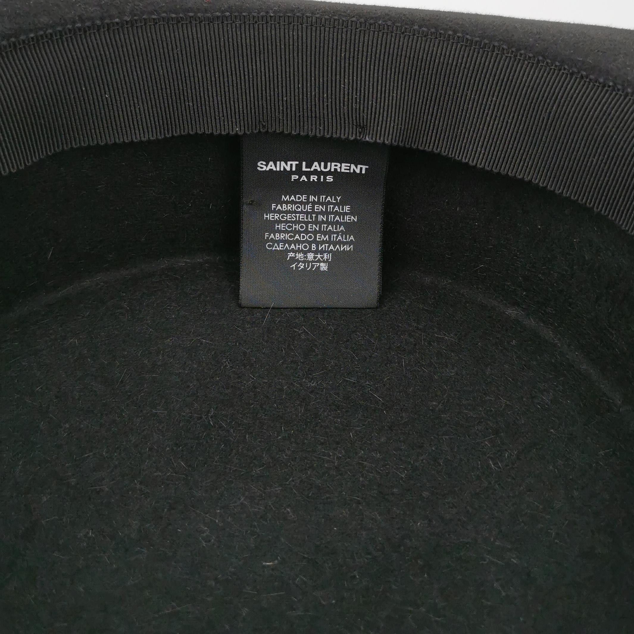 Saint Laurent Paris Saint Laurent Rabbit Felt Hat One Size Size ONE SIZE - 5 Thumbnail