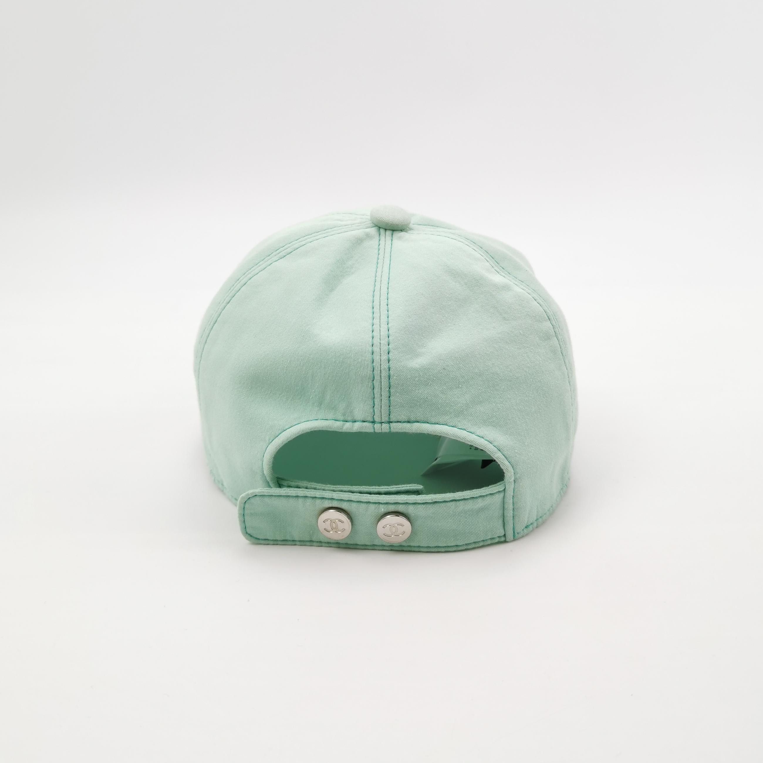 Chanel Chanel CC Logo Cotton Baseball Cap Size ONE SIZE - 3 Thumbnail