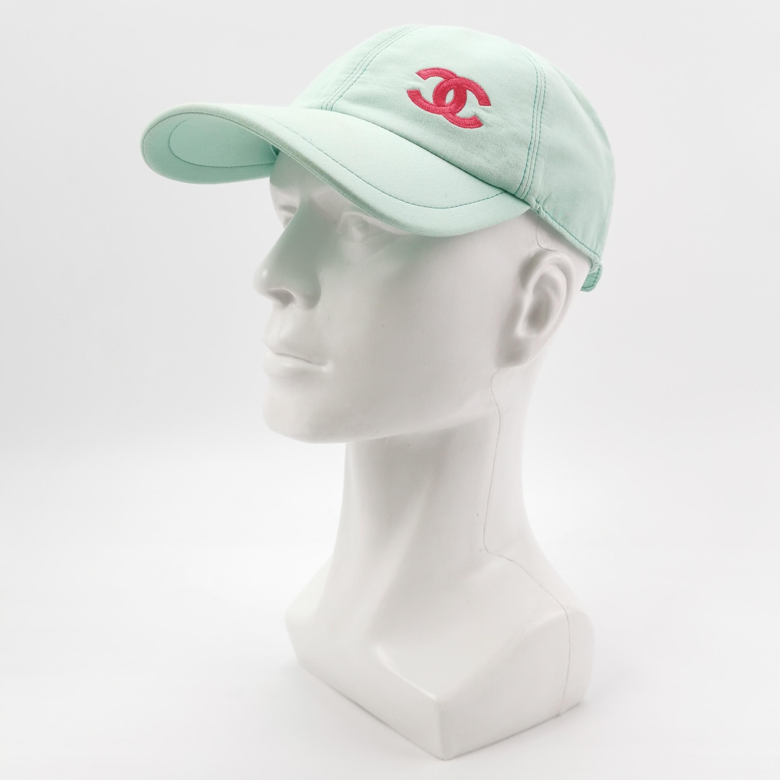 Chanel Chanel CC Logo Cotton Baseball Cap Size ONE SIZE - 2 Thumbnail