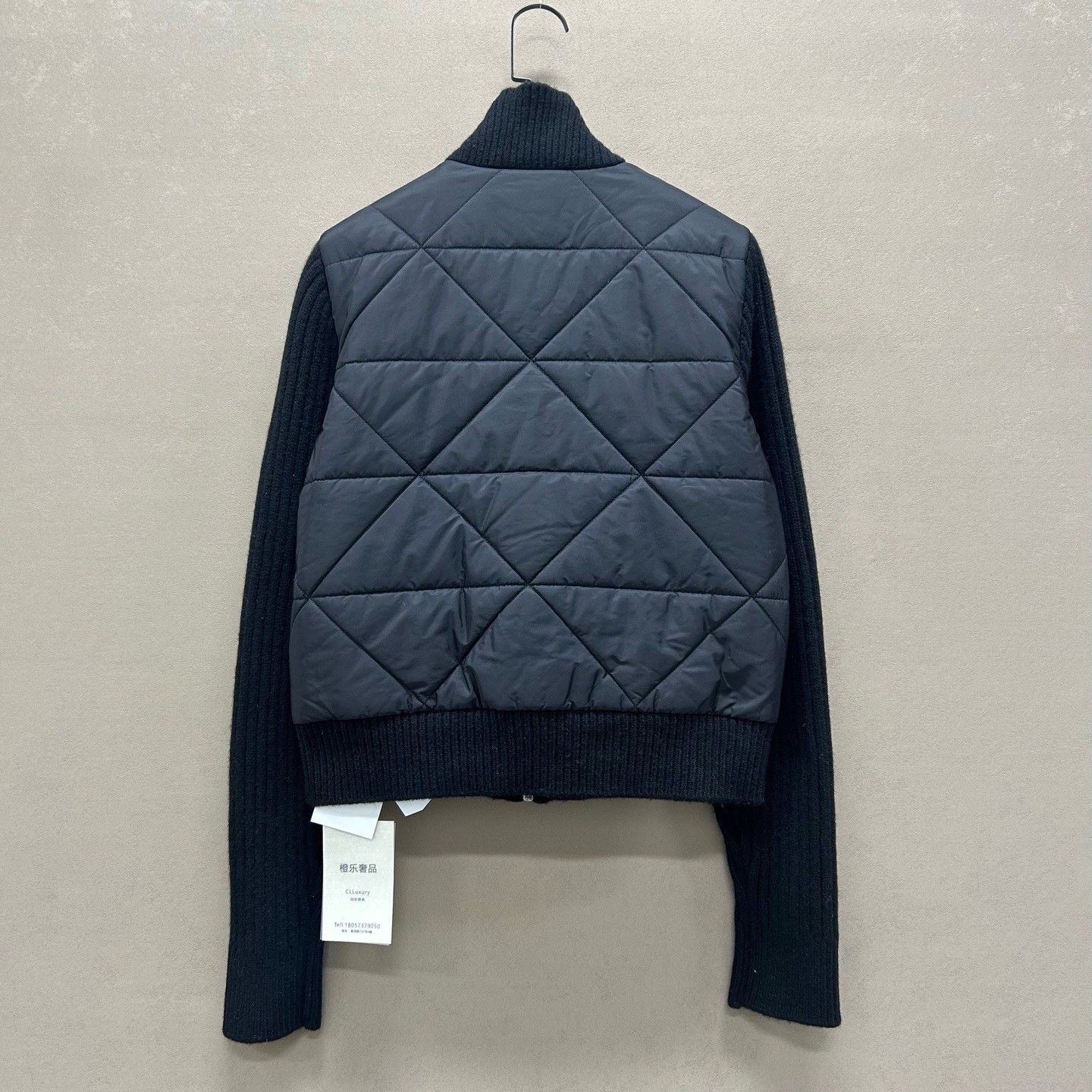 Prada Prada Logo Quilted Knit Jacket Size IT 40 Size S / US 4 / IT 40 - 3 Thumbnail