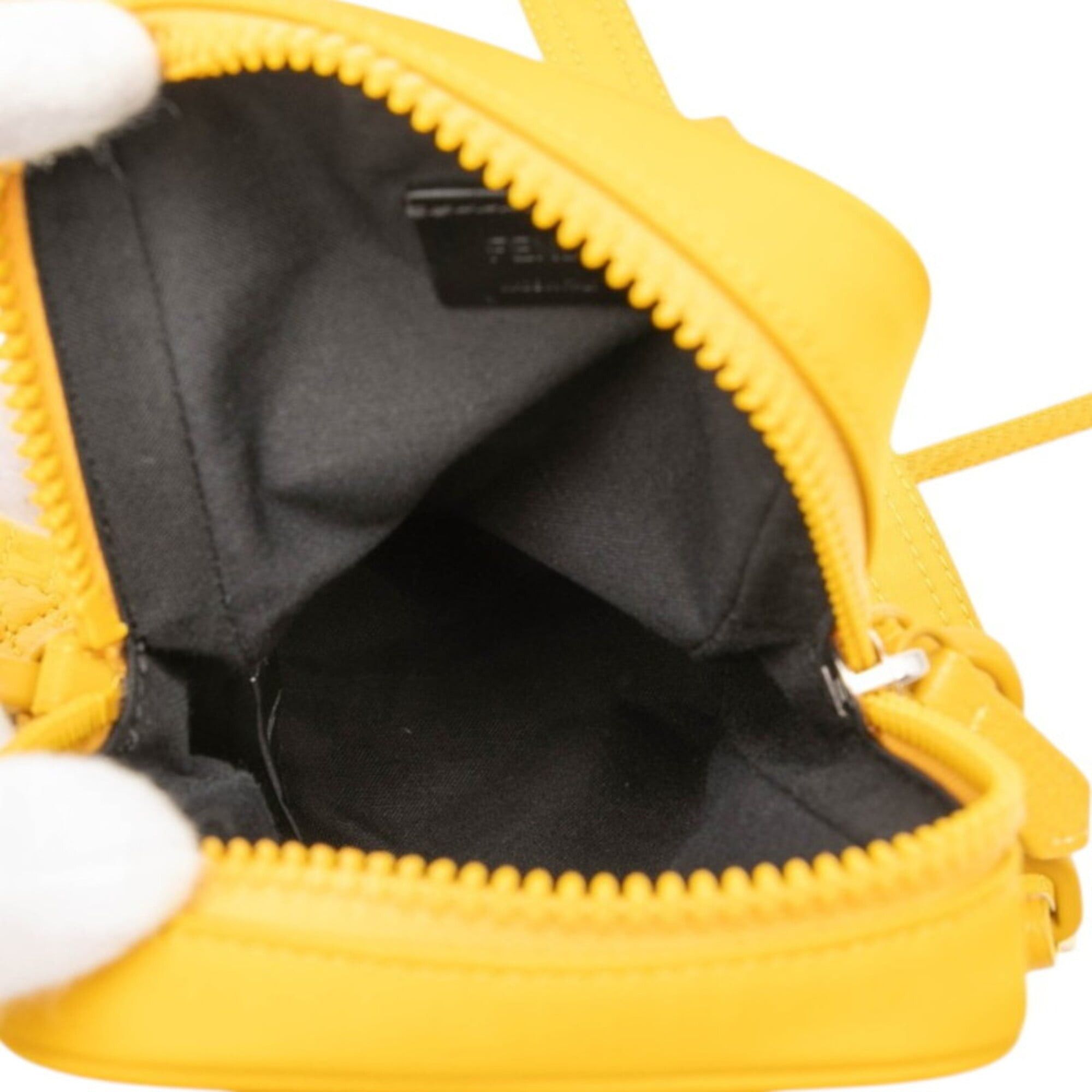 Fendi Fendi FF Logo Crossbody Phone Holder Pouch 7AS056 Yellow Nylon Women's FENDI Size ONE SIZE - 4 Thumbnail