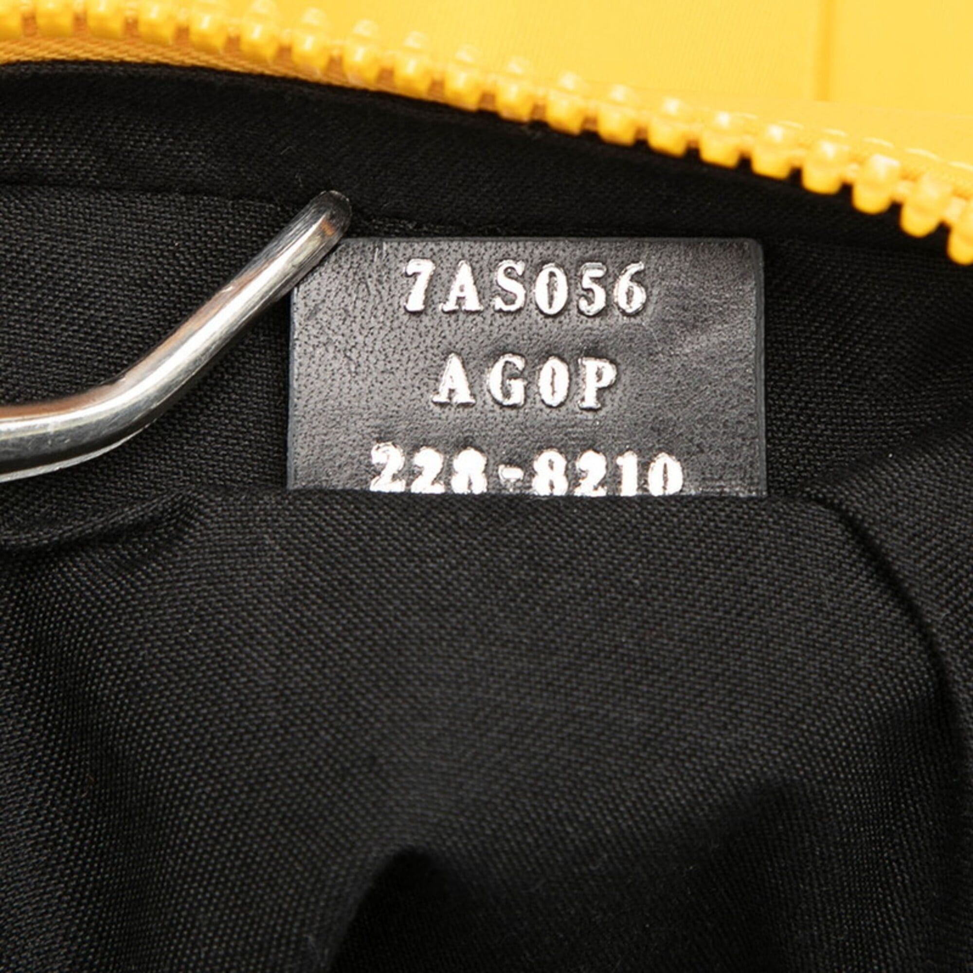 Fendi Fendi FF Logo Crossbody Phone Holder Pouch 7AS056 Yellow Nylon Women's FENDI Size ONE SIZE - 6 Thumbnail